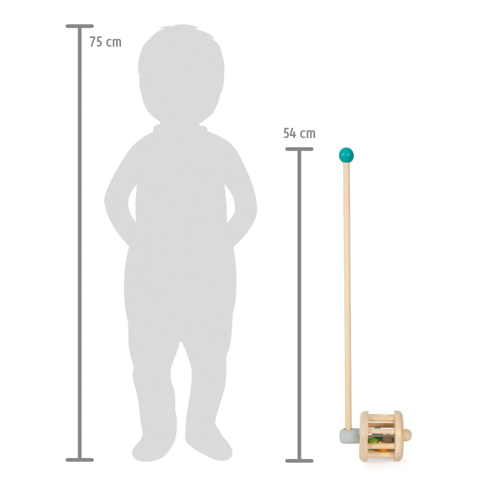 Schiebespielzeug Rassel für Kinder