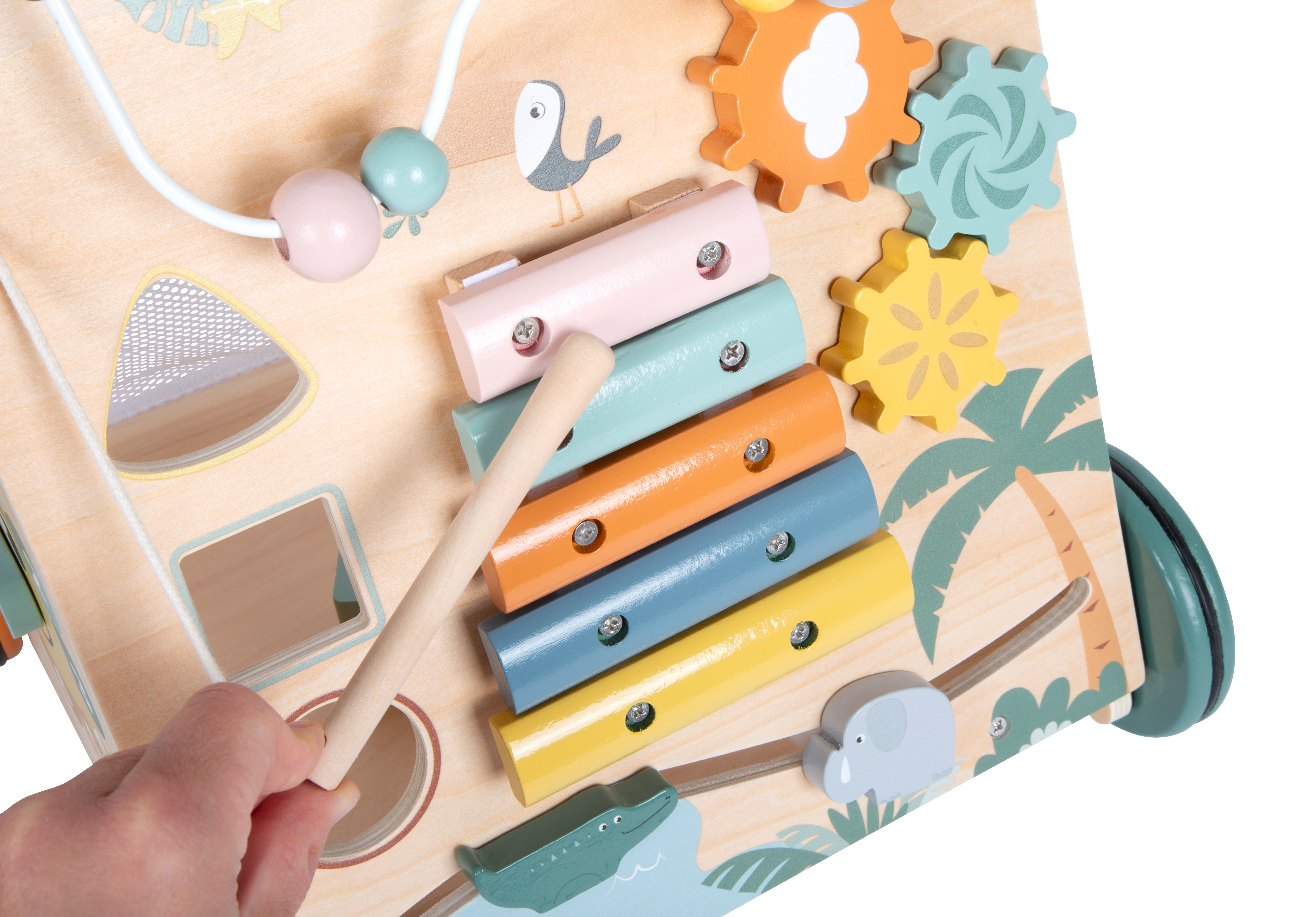 Kinder-Motorikwagen mit Xylophon