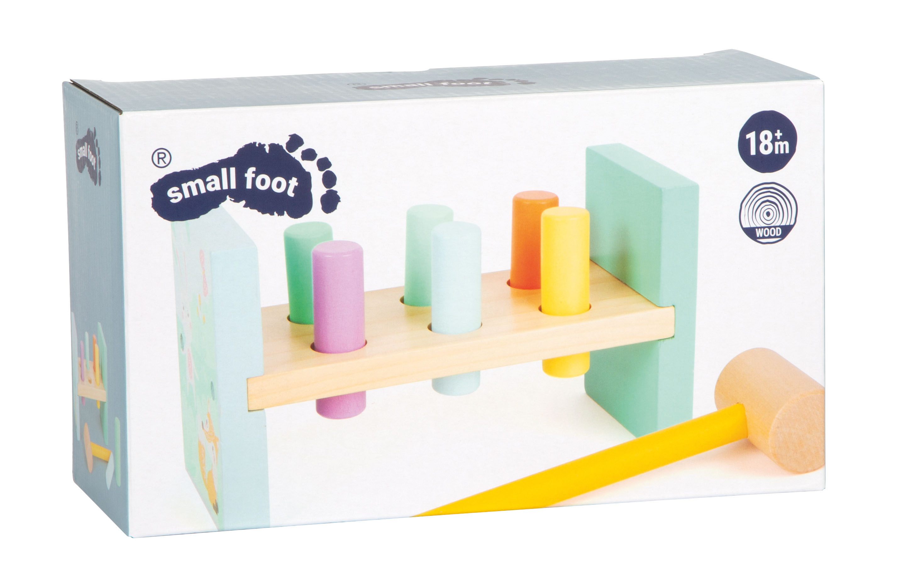 Klopfbank Pastell für Kinder