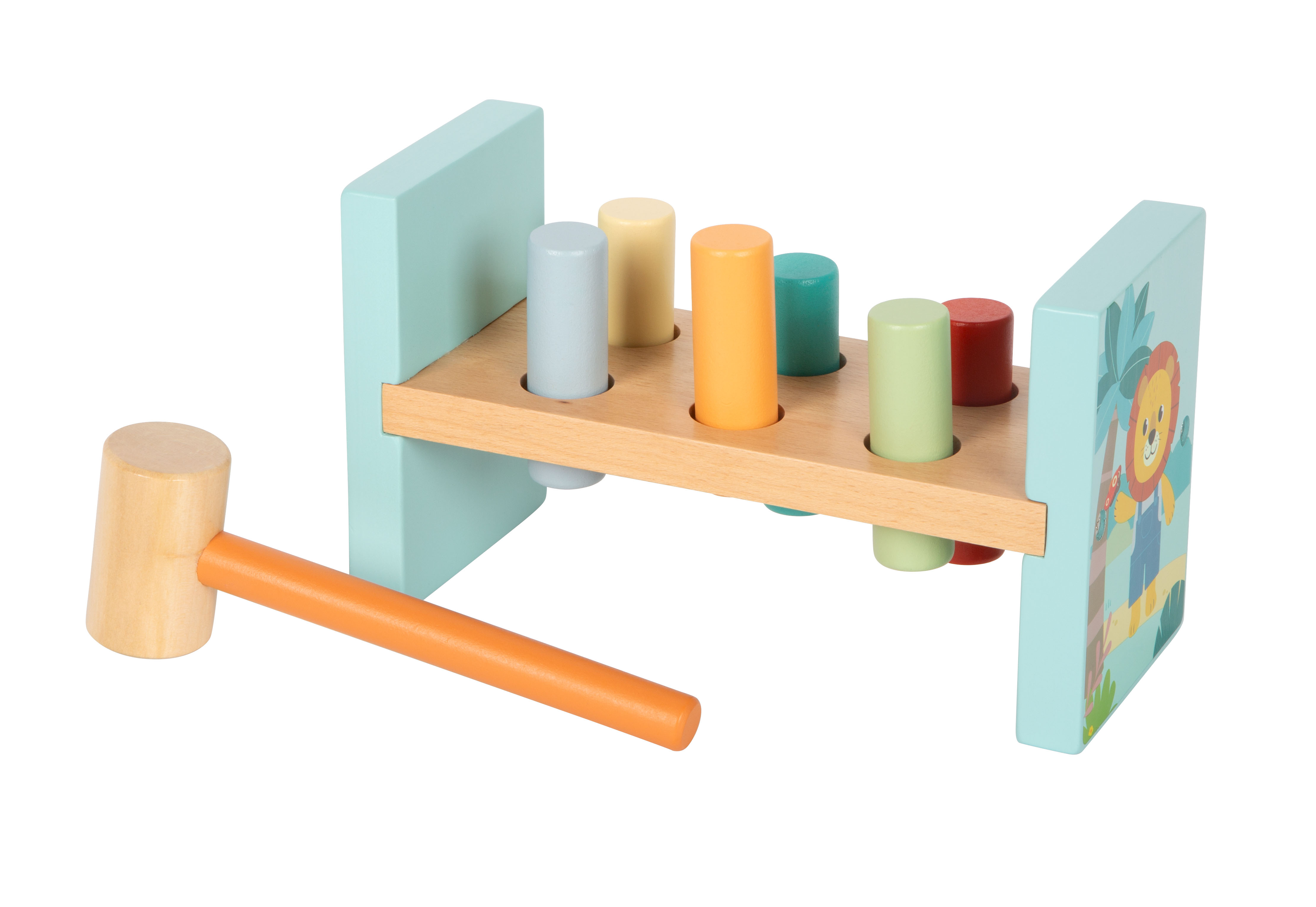 Klopfbank Jungle: Löwe im Dschungel