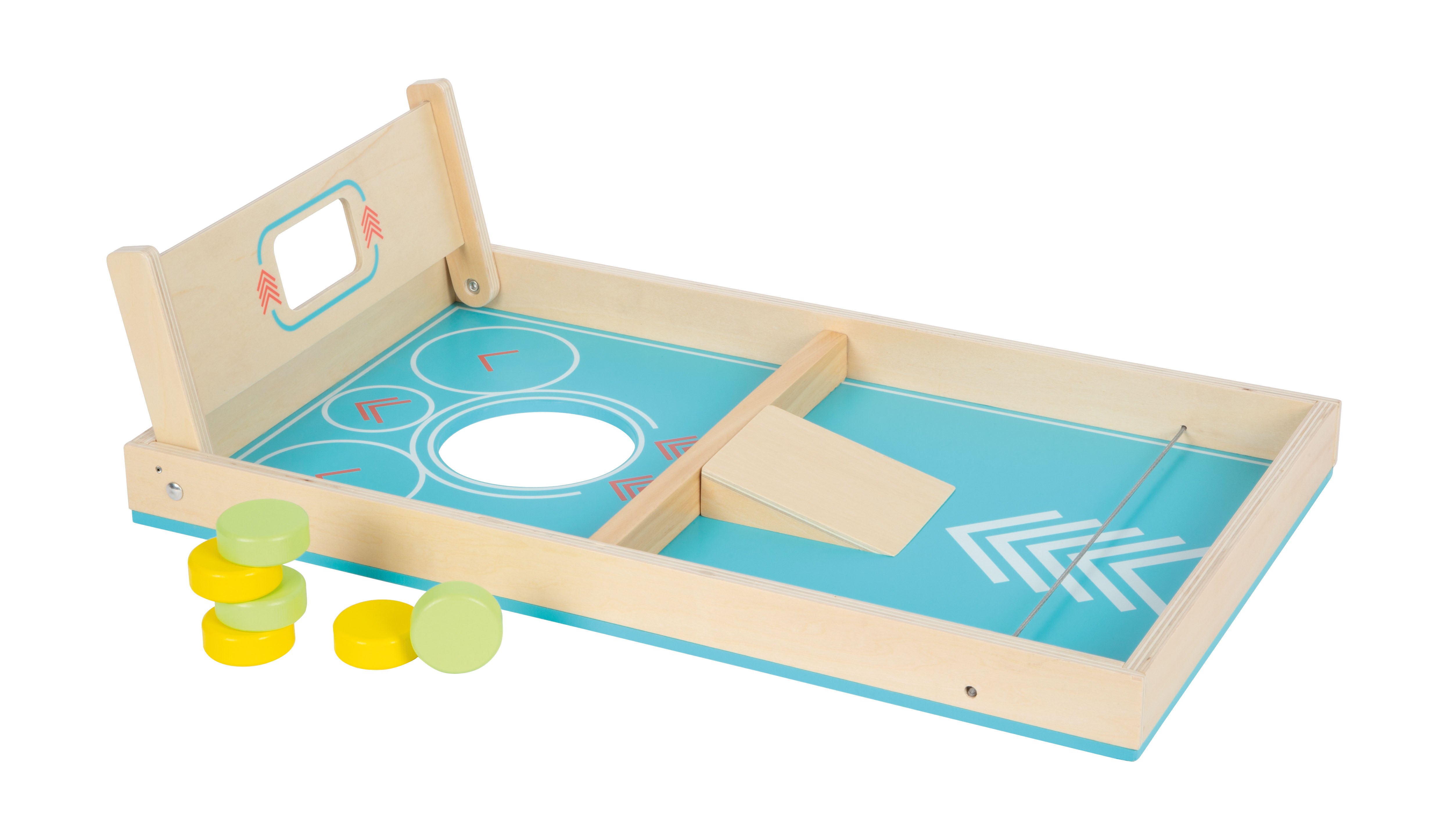 Cornhole und Sling Puck Spiel „Active“ für Kinder
