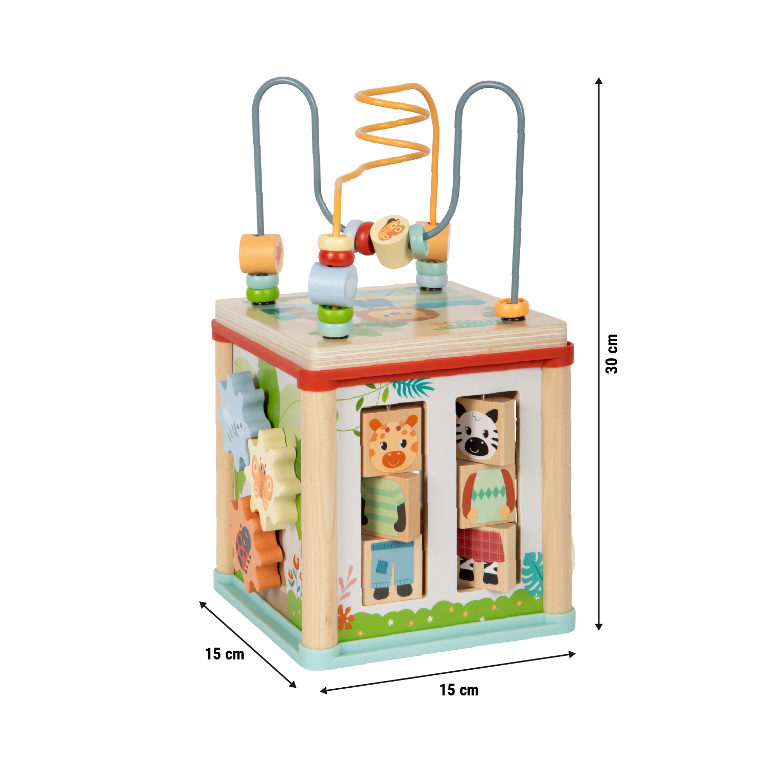 Motorikwürfel Größen-Skizze