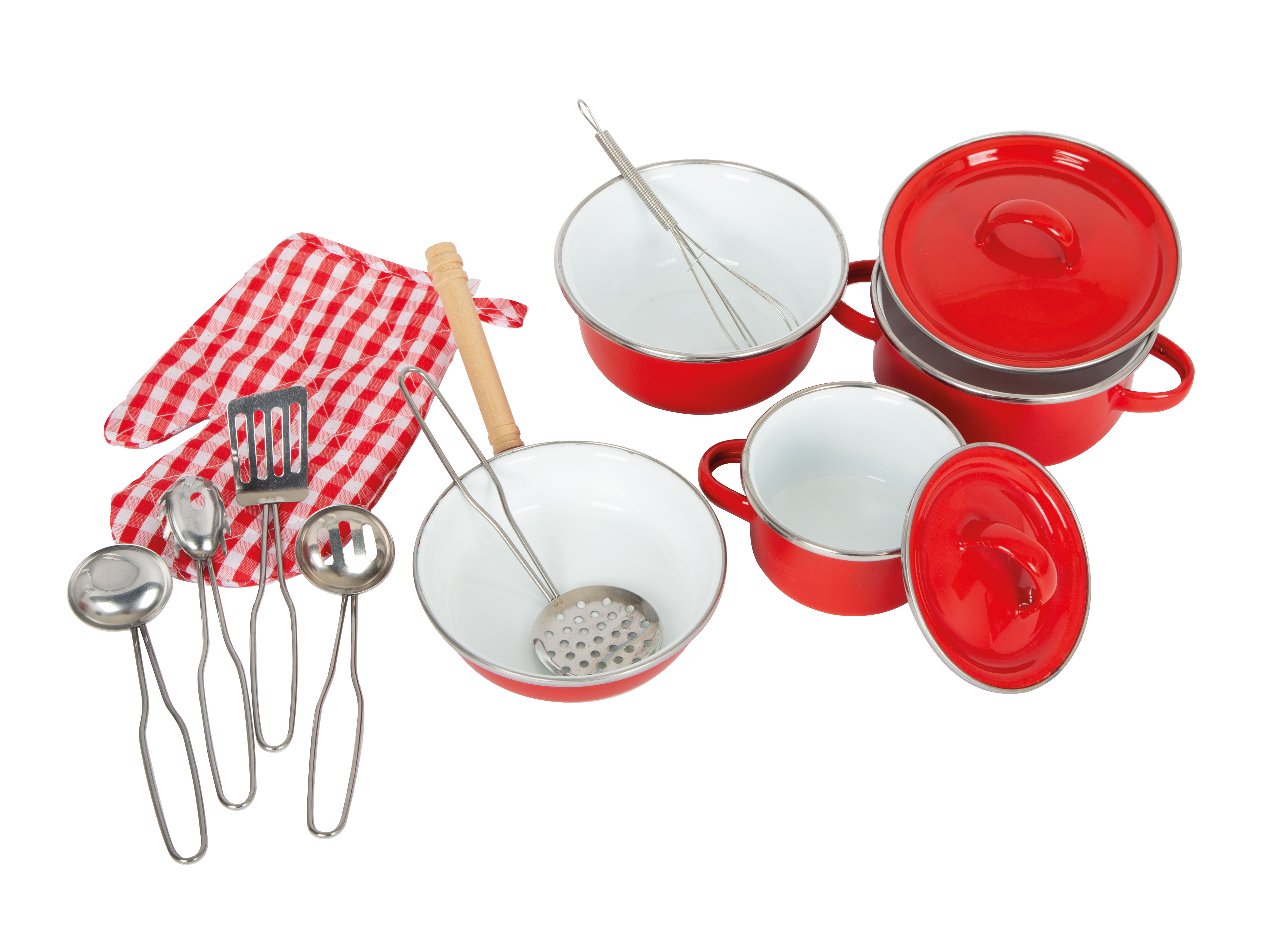 Small Foot Company - Set Stoviglie Gissmo Per Bambini 5 Pezzi - Piatti E Posate Colorate