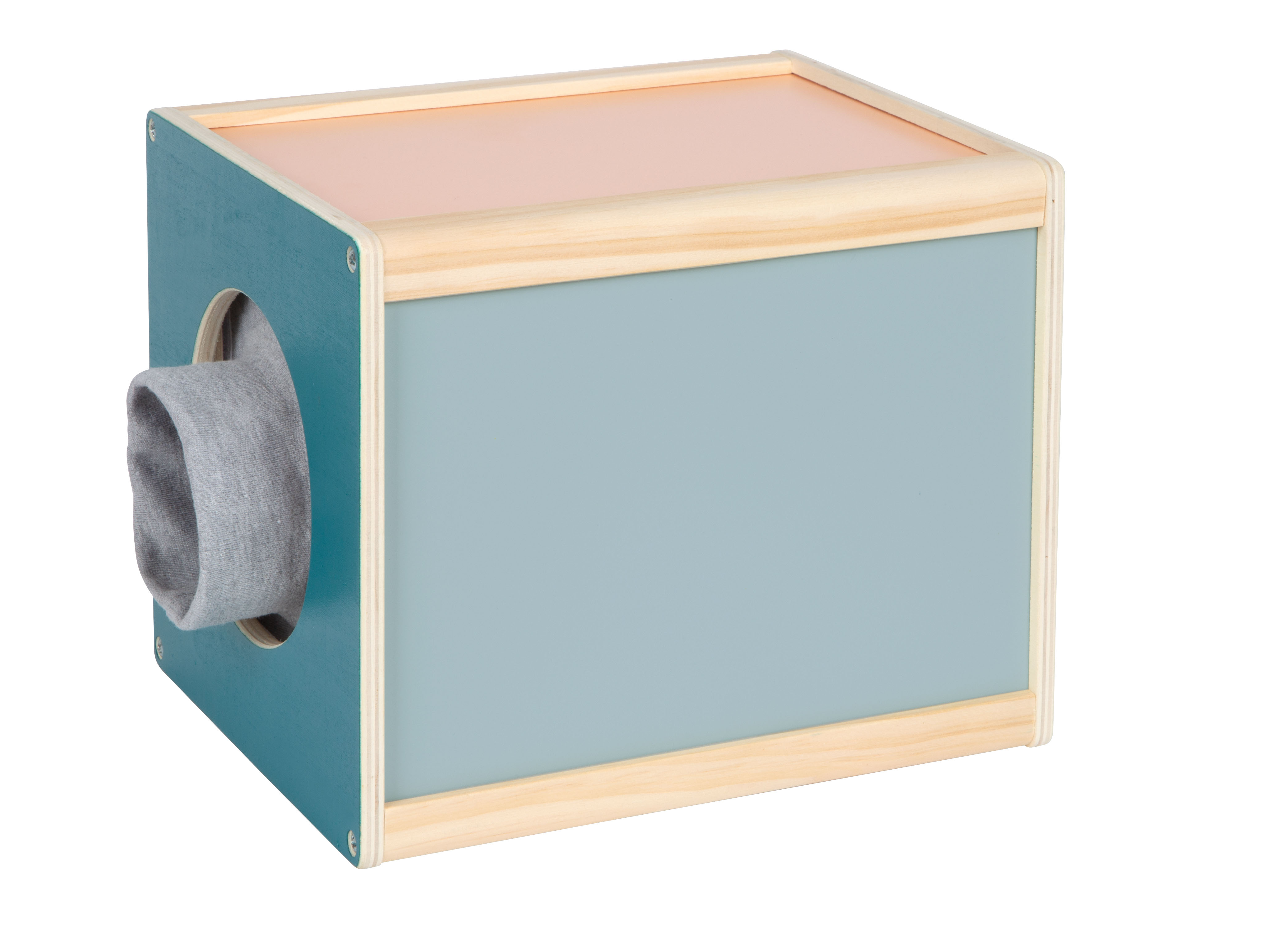 Sinnesspiel Fühlbox aus Holz