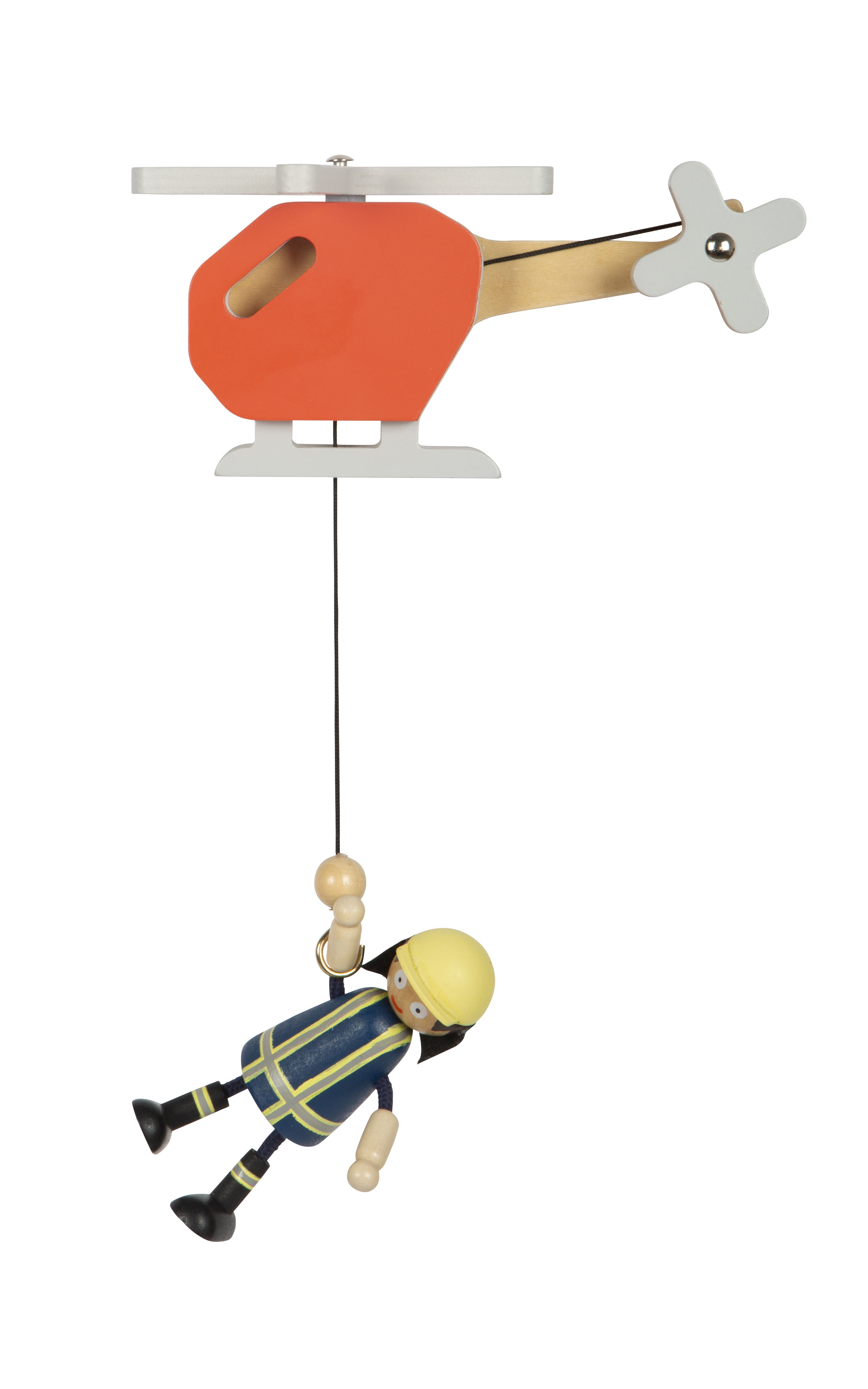 Helikopterrettung mit Biegepuppe