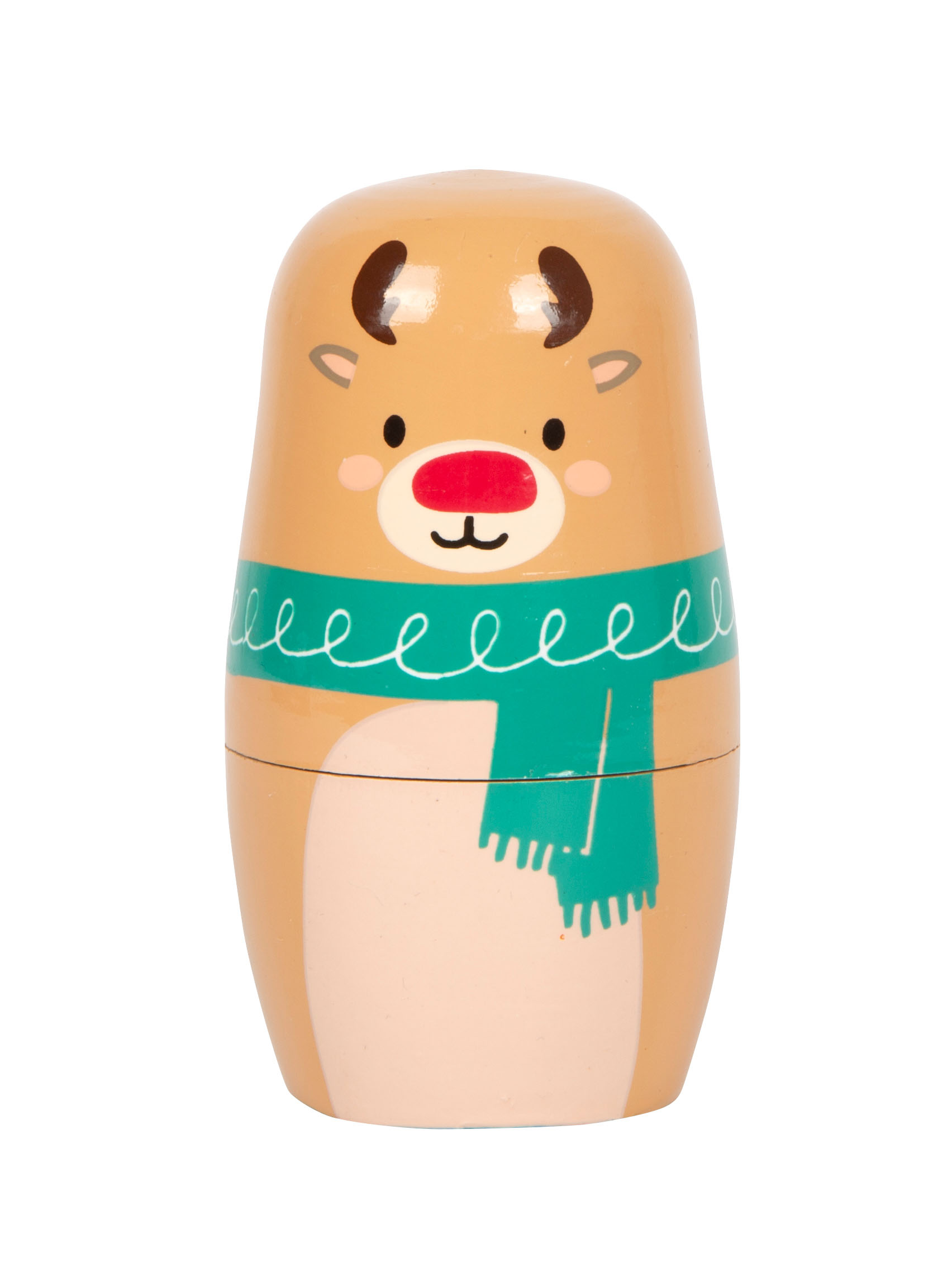 Matrjoschka-Figur Rentier Rudolph