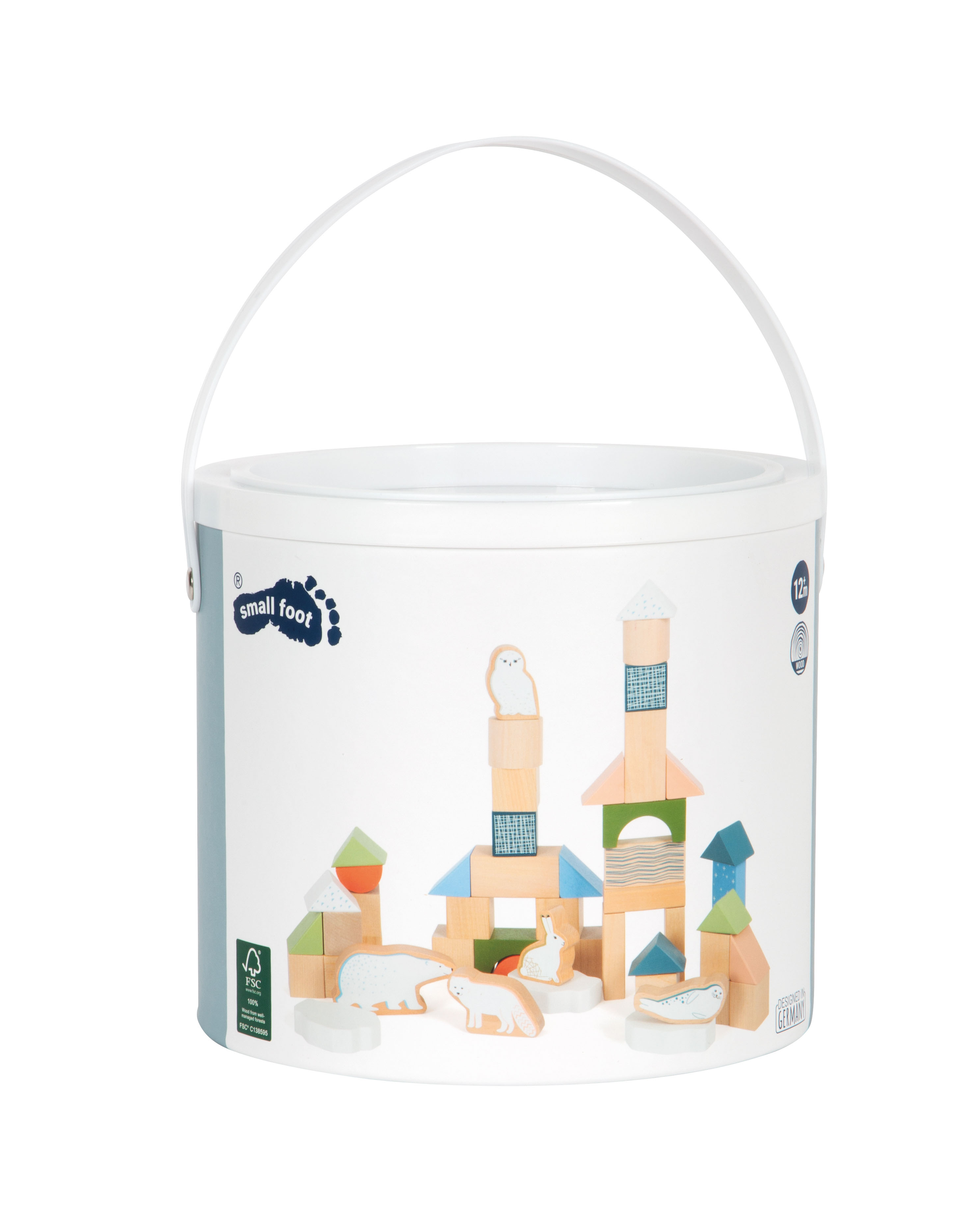 Holzbausteine „Arctic“ für Kinder