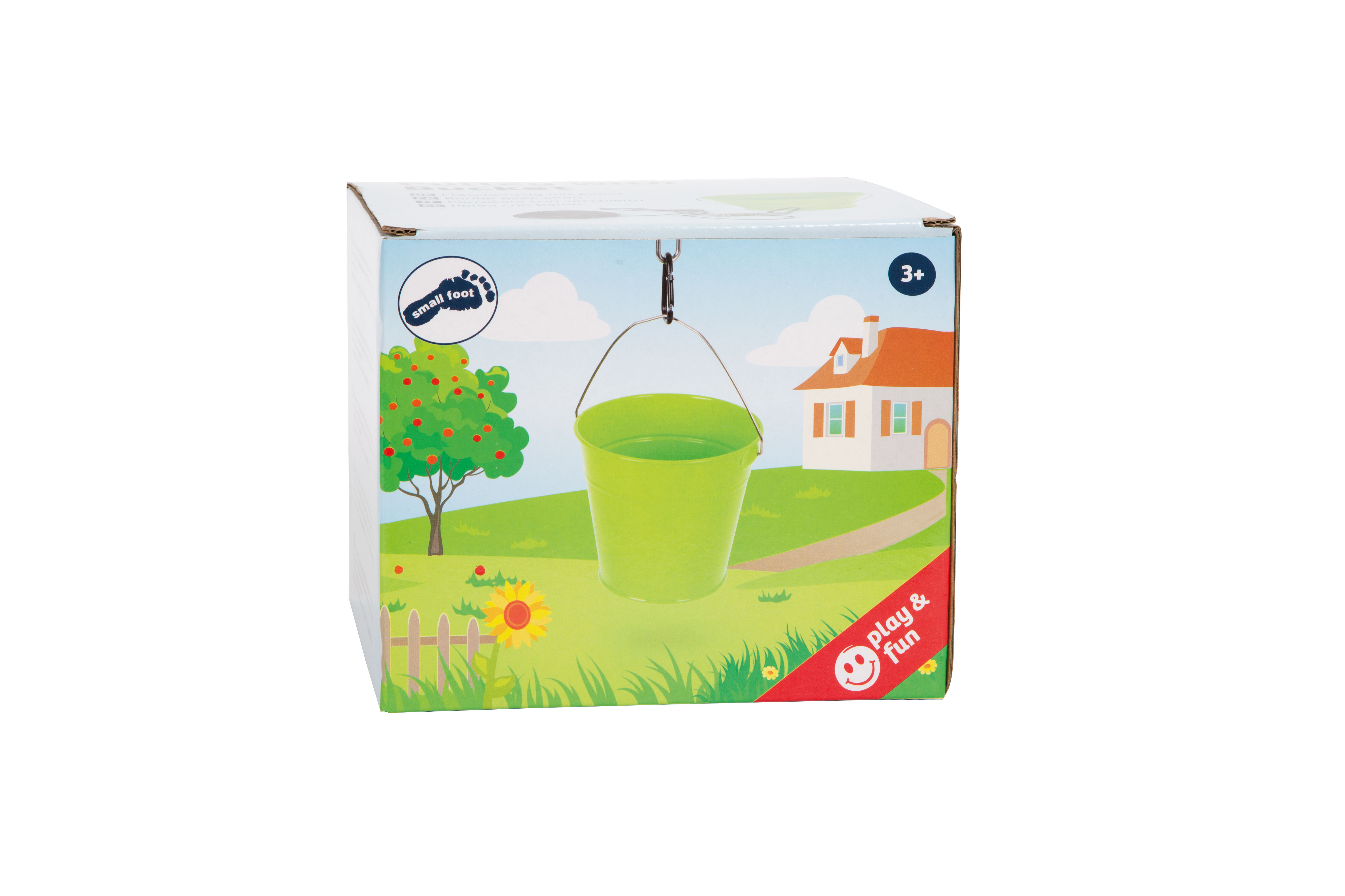 Flaschenzug mit Eimer für Kinder