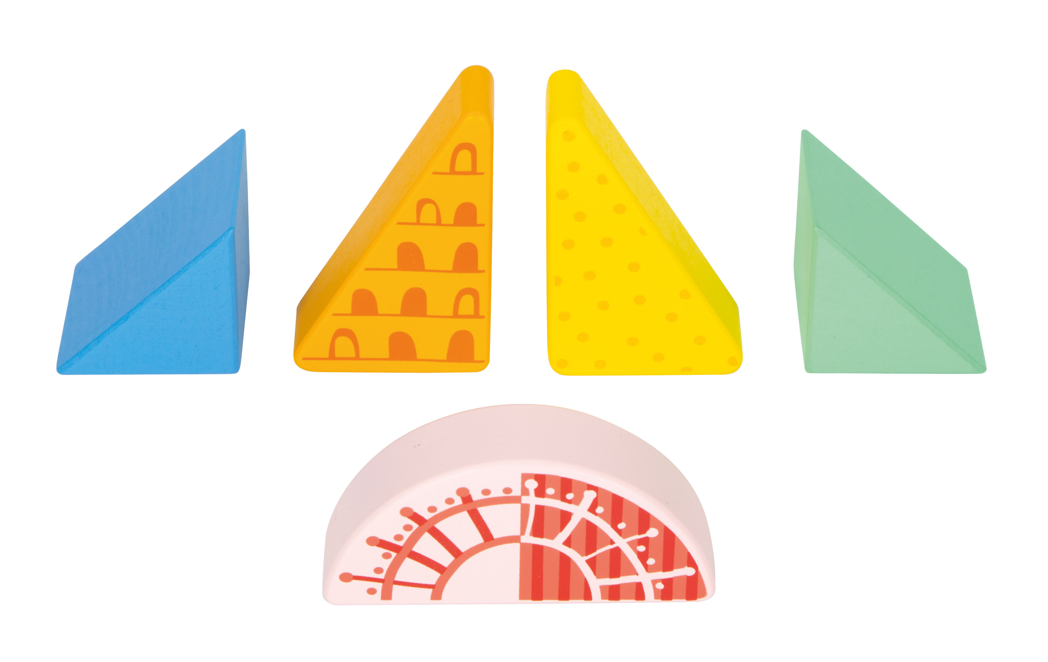 Holzbausteine Fantasiewelt für Kinder