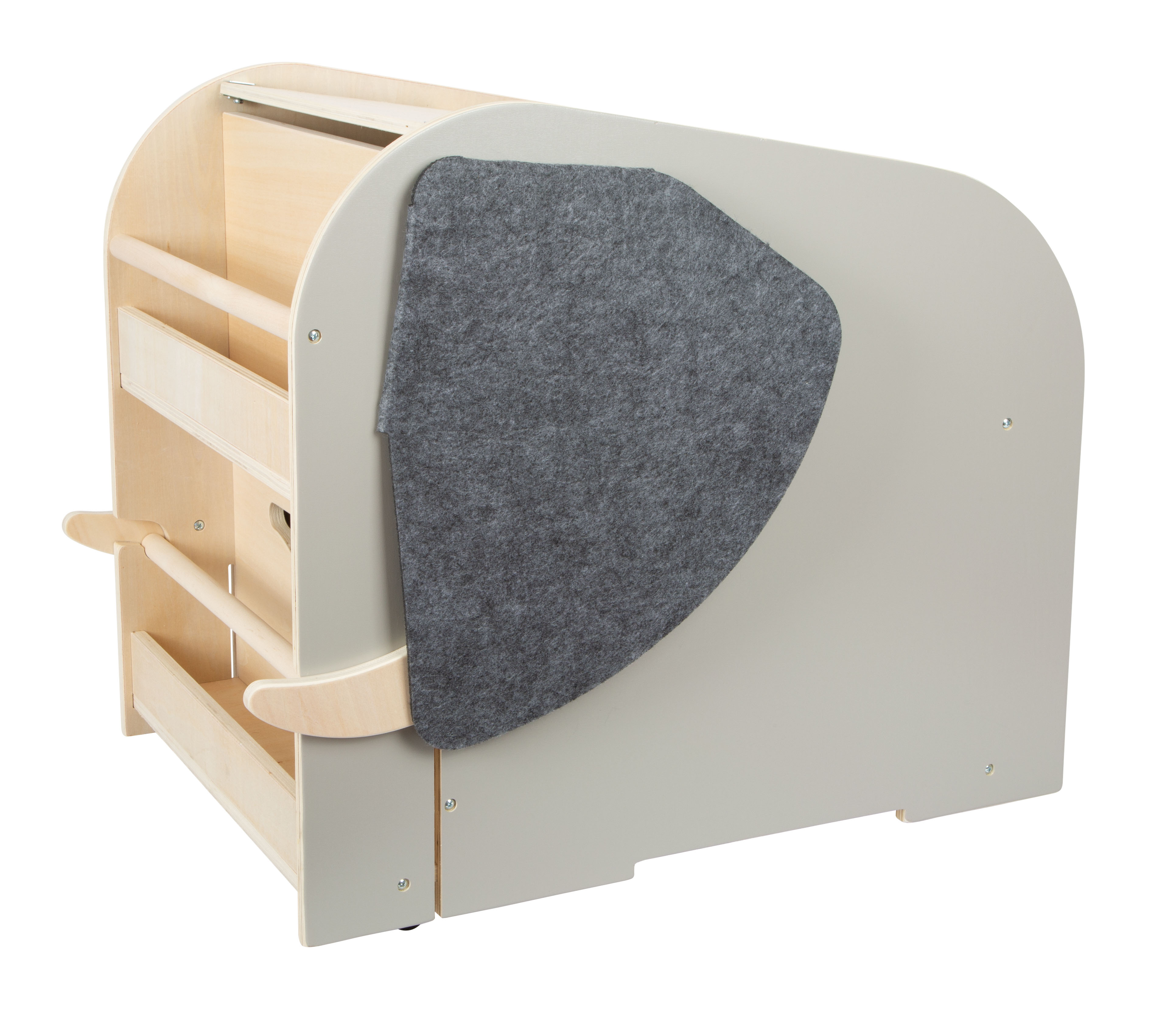 Kinder-Schrank in Elefanten-Form aus Holz