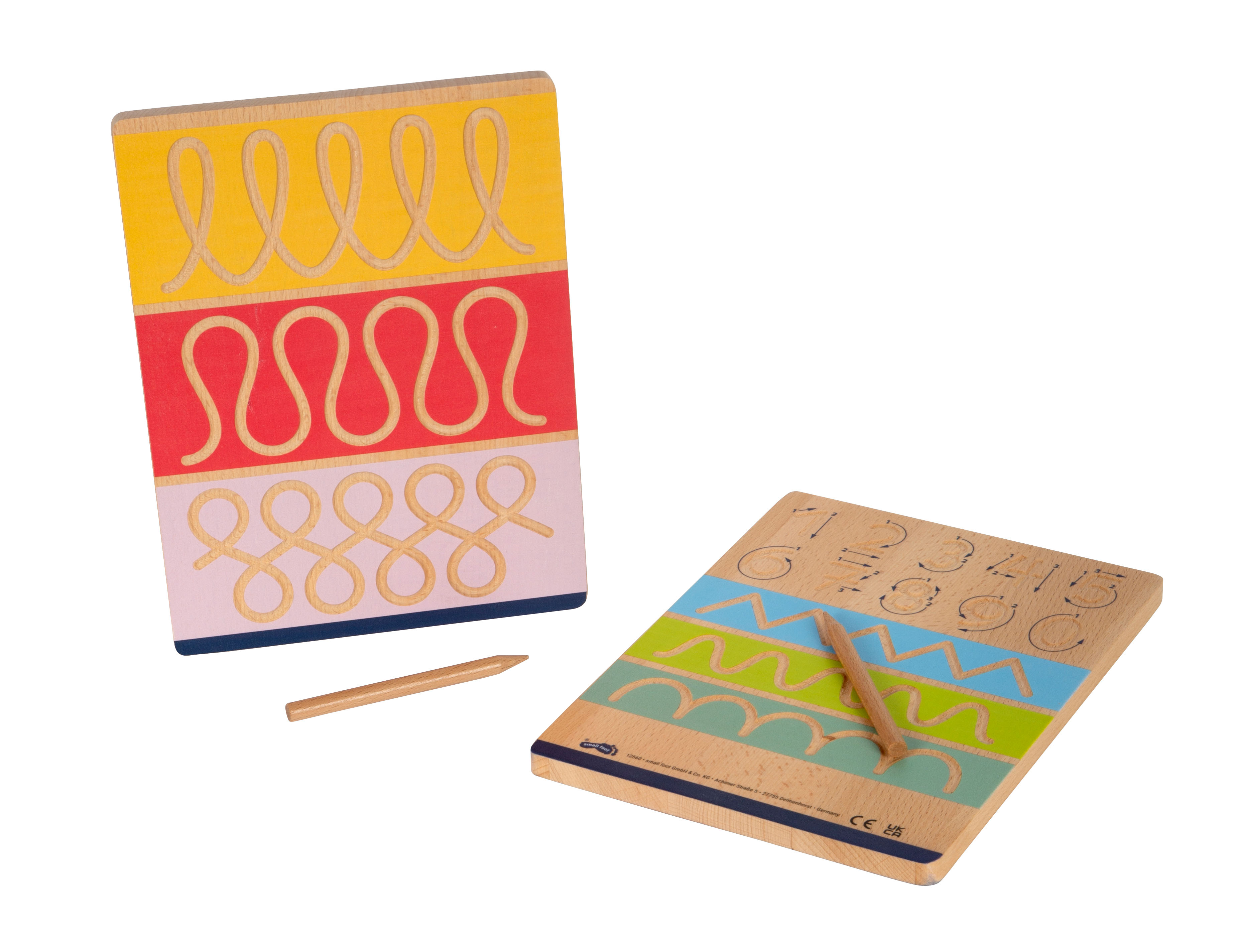 Schreiblerntafel aus Holz für die Grundschule