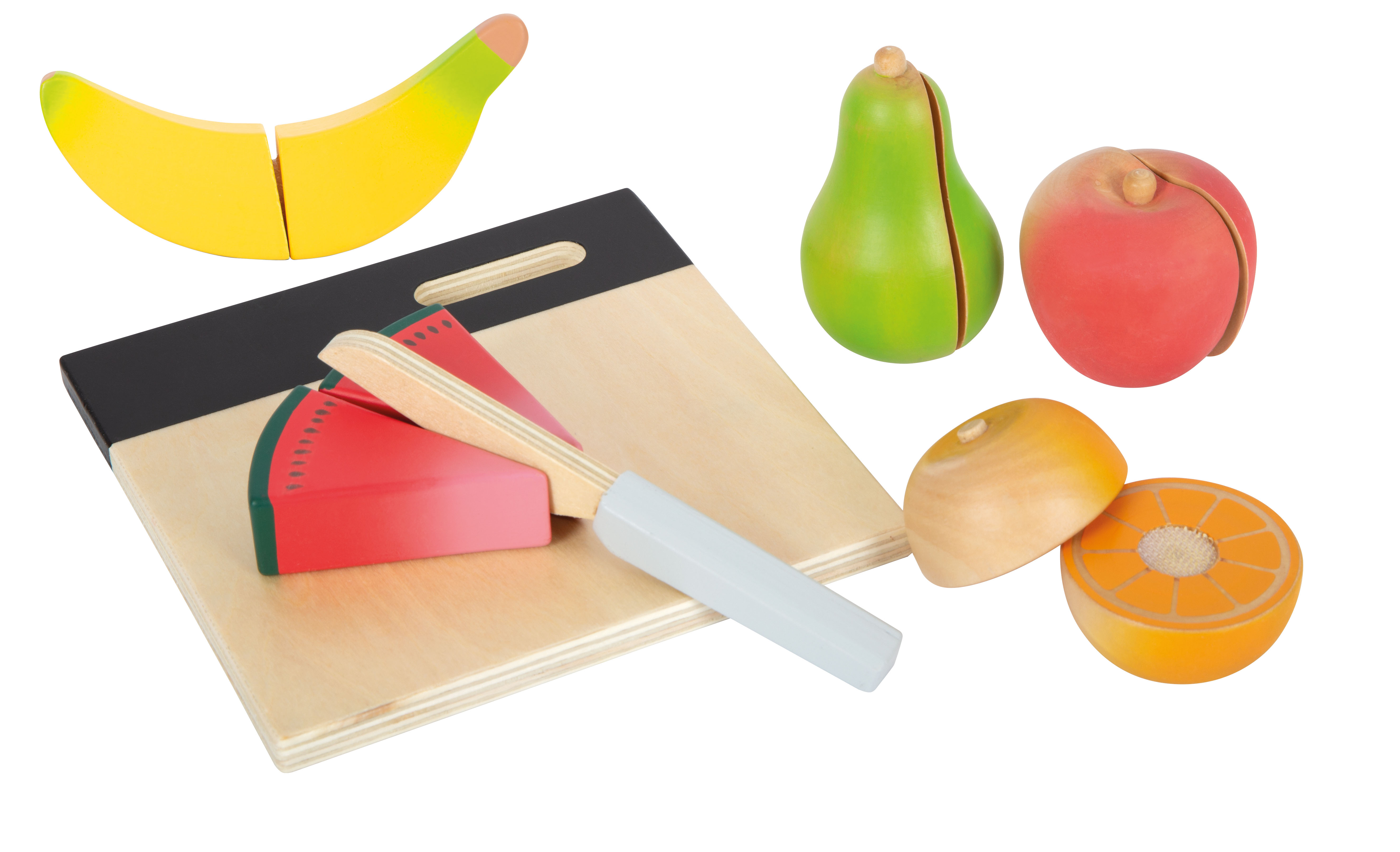 Obst aus Holz für Kinderküche und Kaufladen