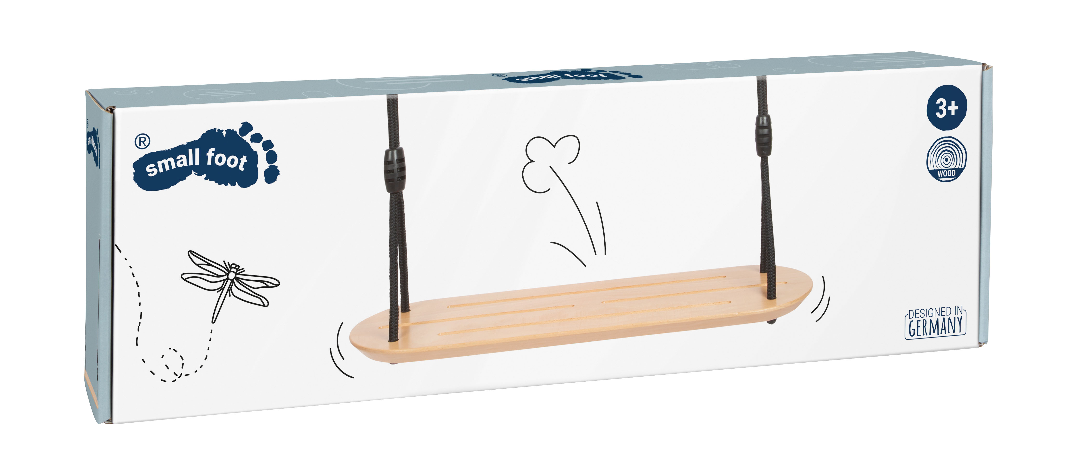 Brettschaukel XL „Black Line“ für Kinder