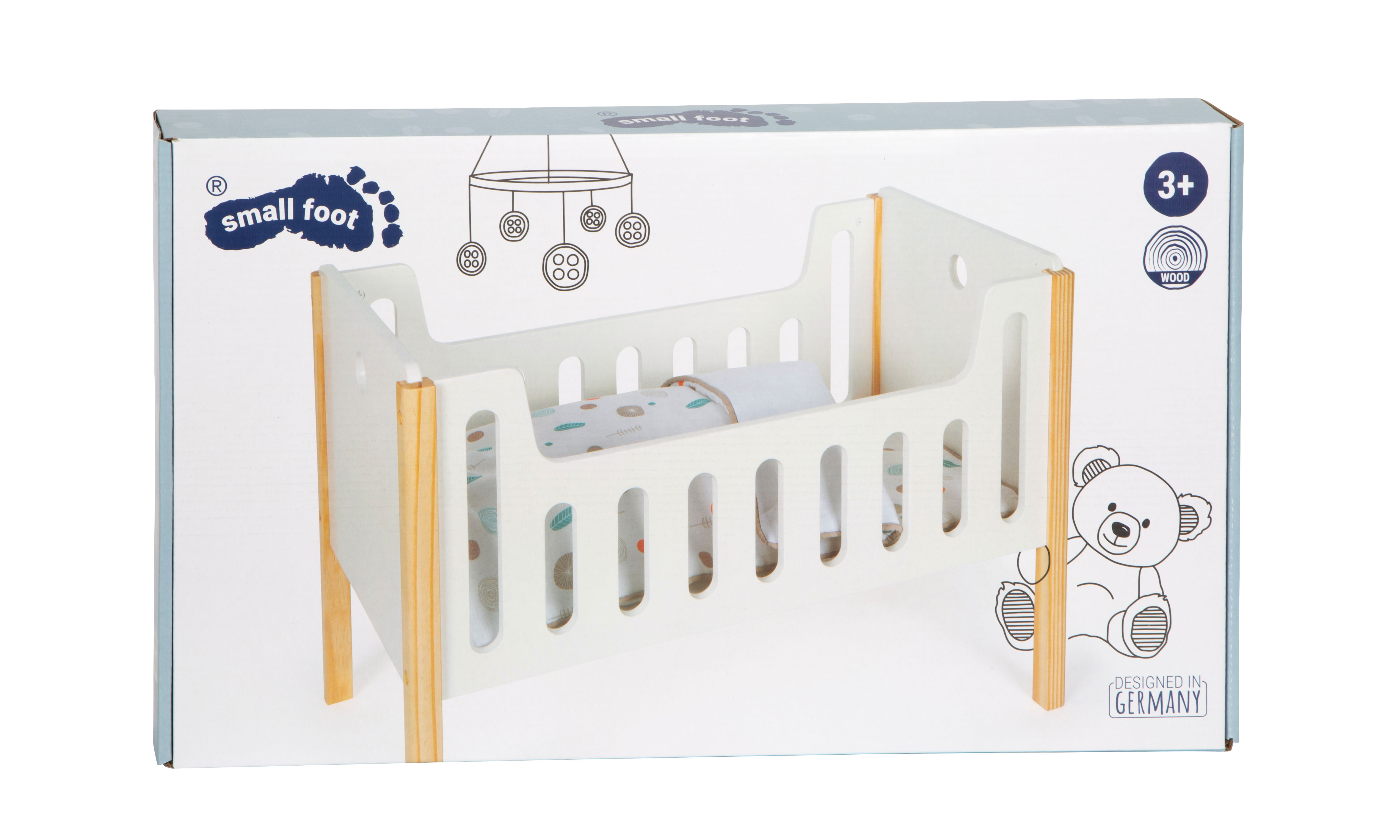 Puppengitterbett „Little Button“ für Kinder