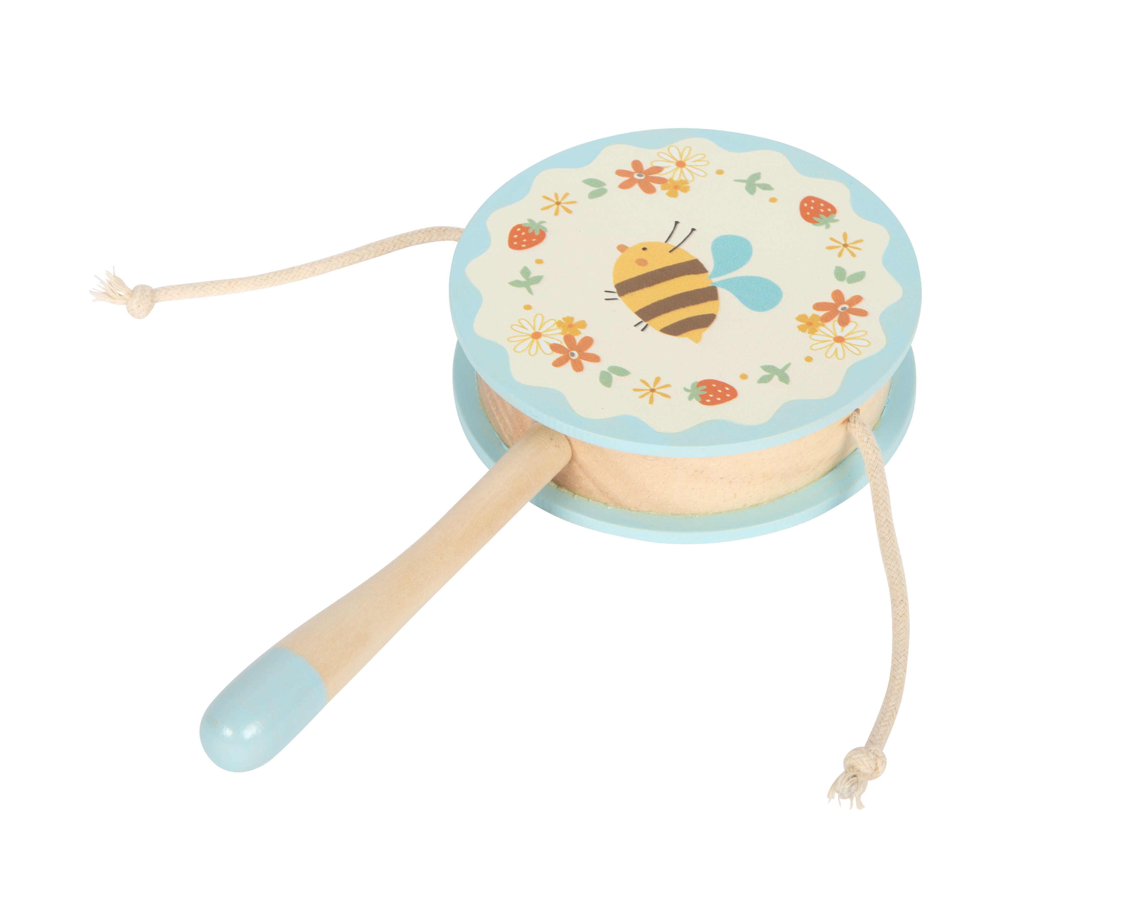 Affentrommel mit Knoten erzeugt Geräusch