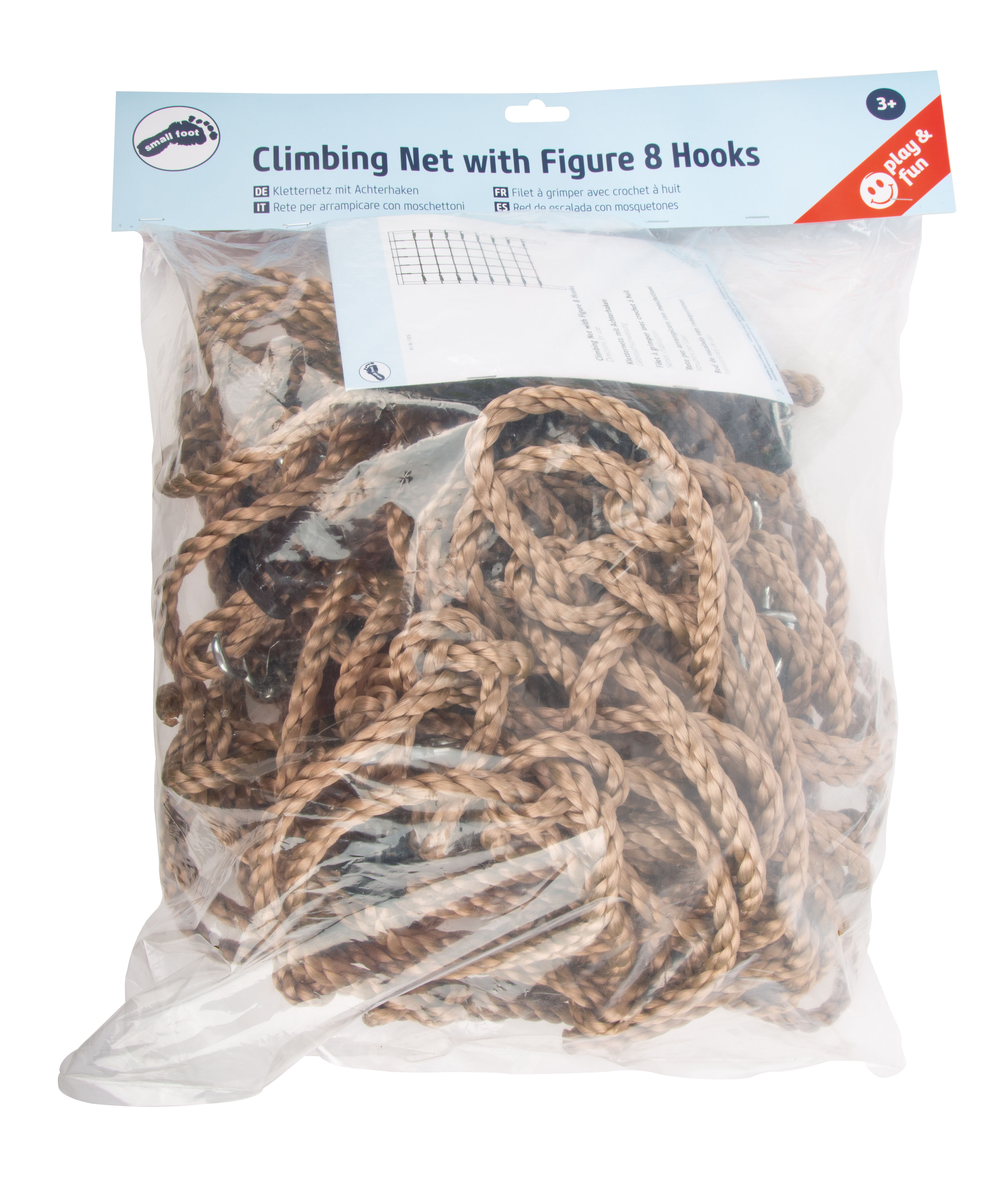 Kletternetz mit Achterhaken für Kinder