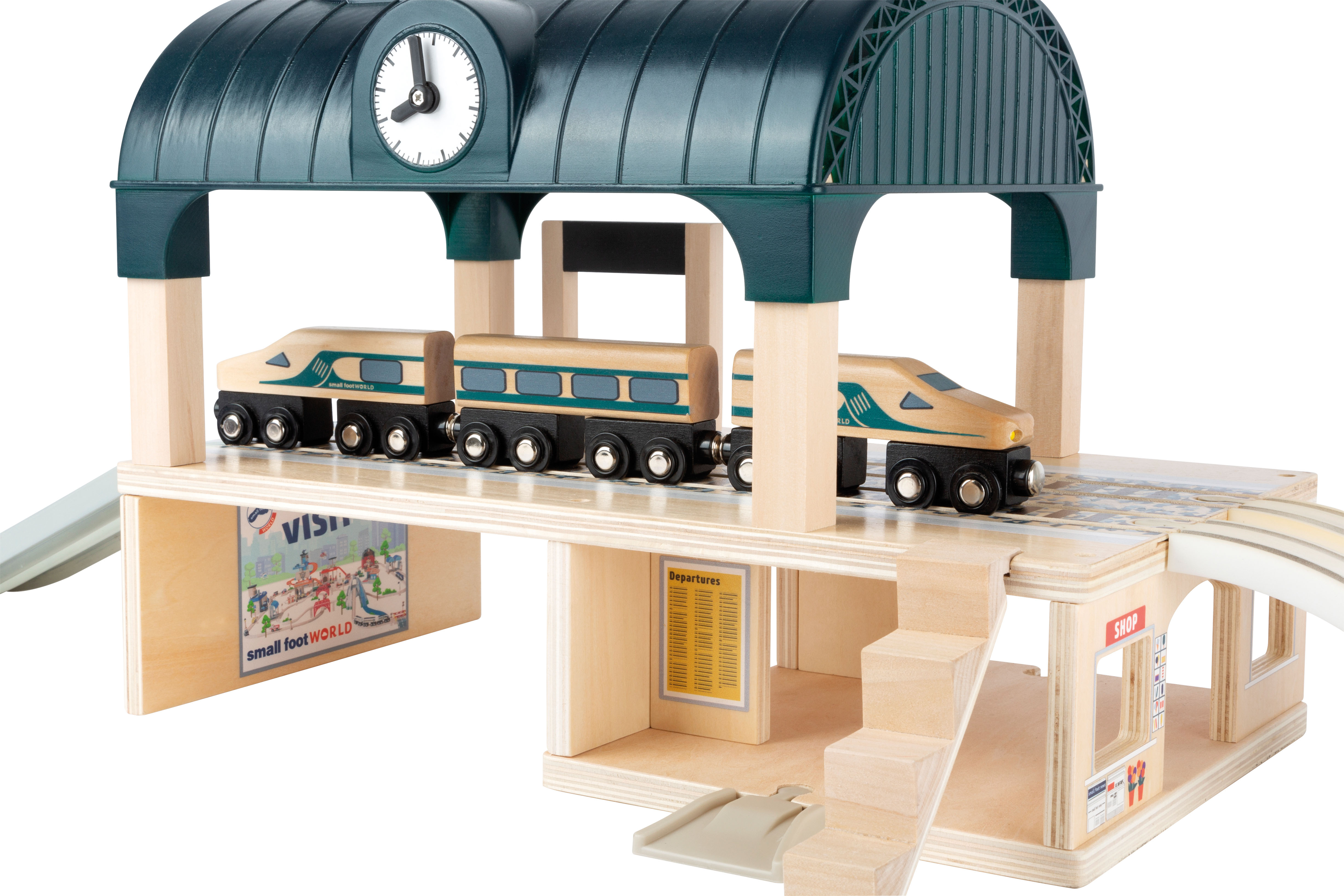Bahnhof mit Zubehör für Kinder