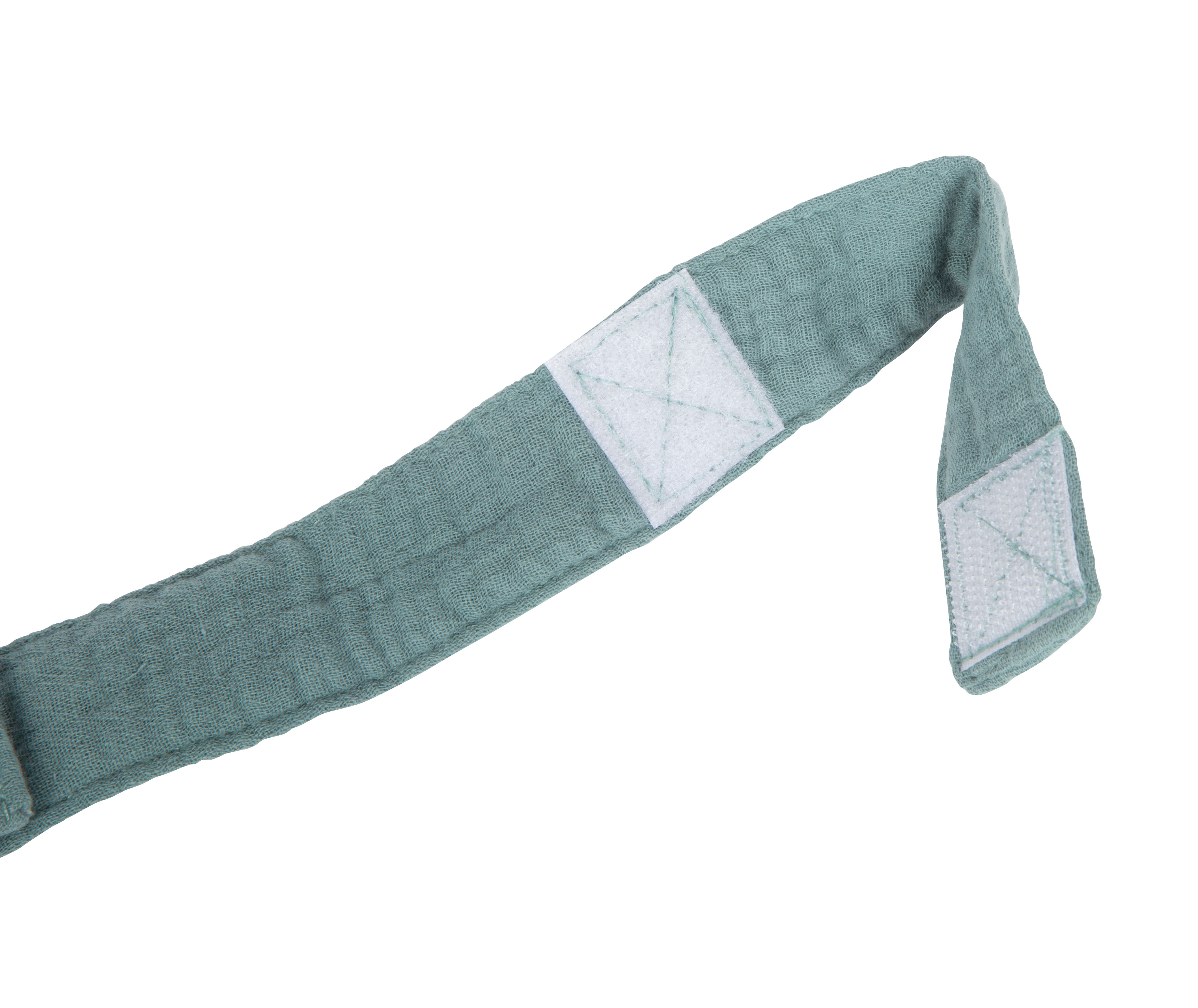 Bandage, Gurtband, gepolstert, Stoff, blaugrün