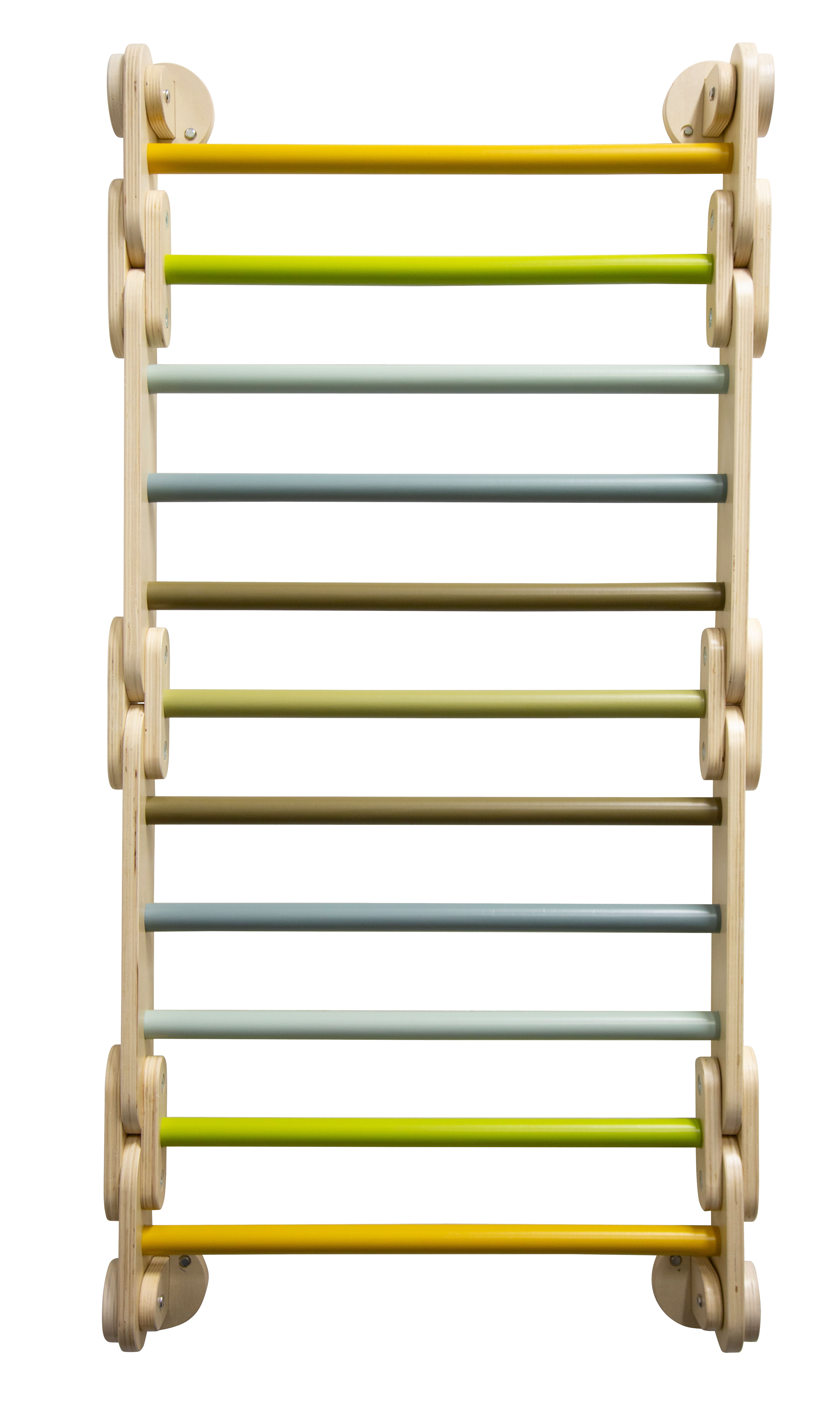 Sprossenwand aus Holz für Kinder