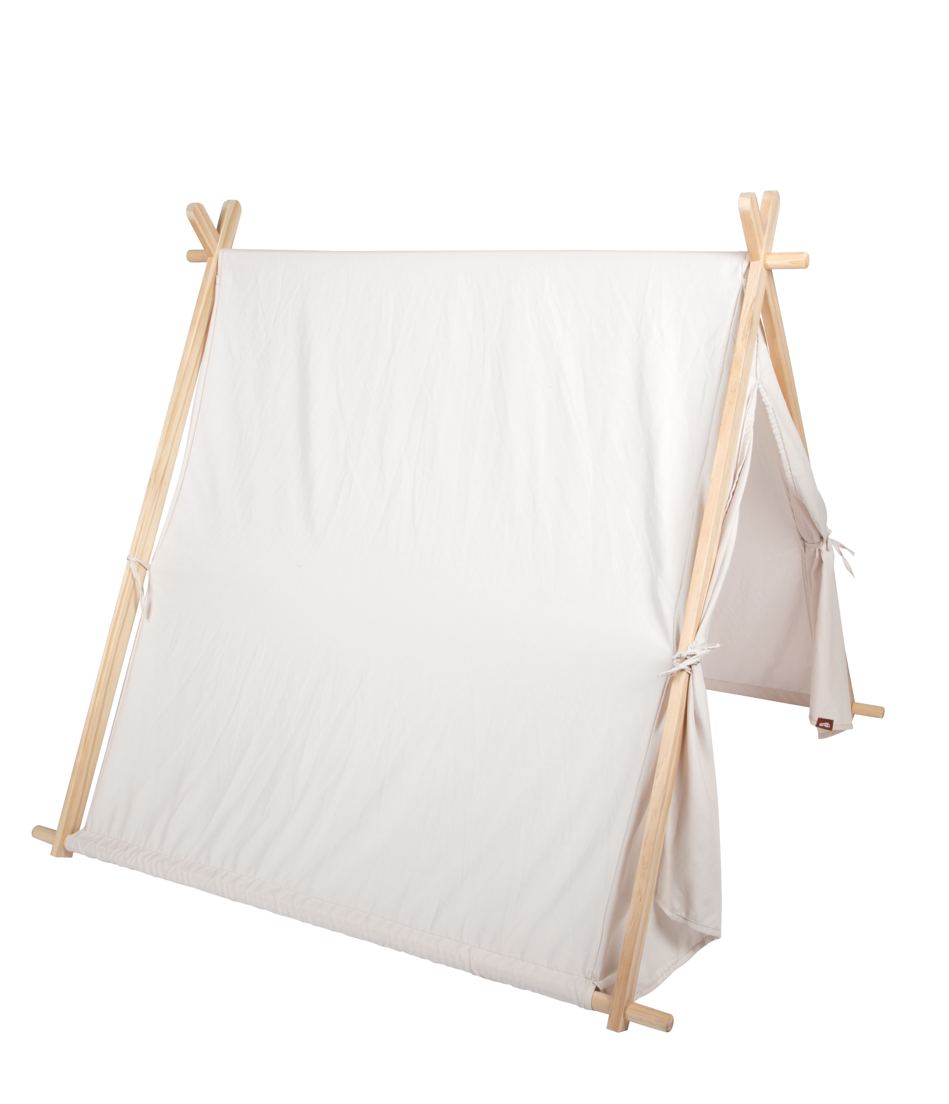 Spielzelt naturweiß schräg ohne Fenster