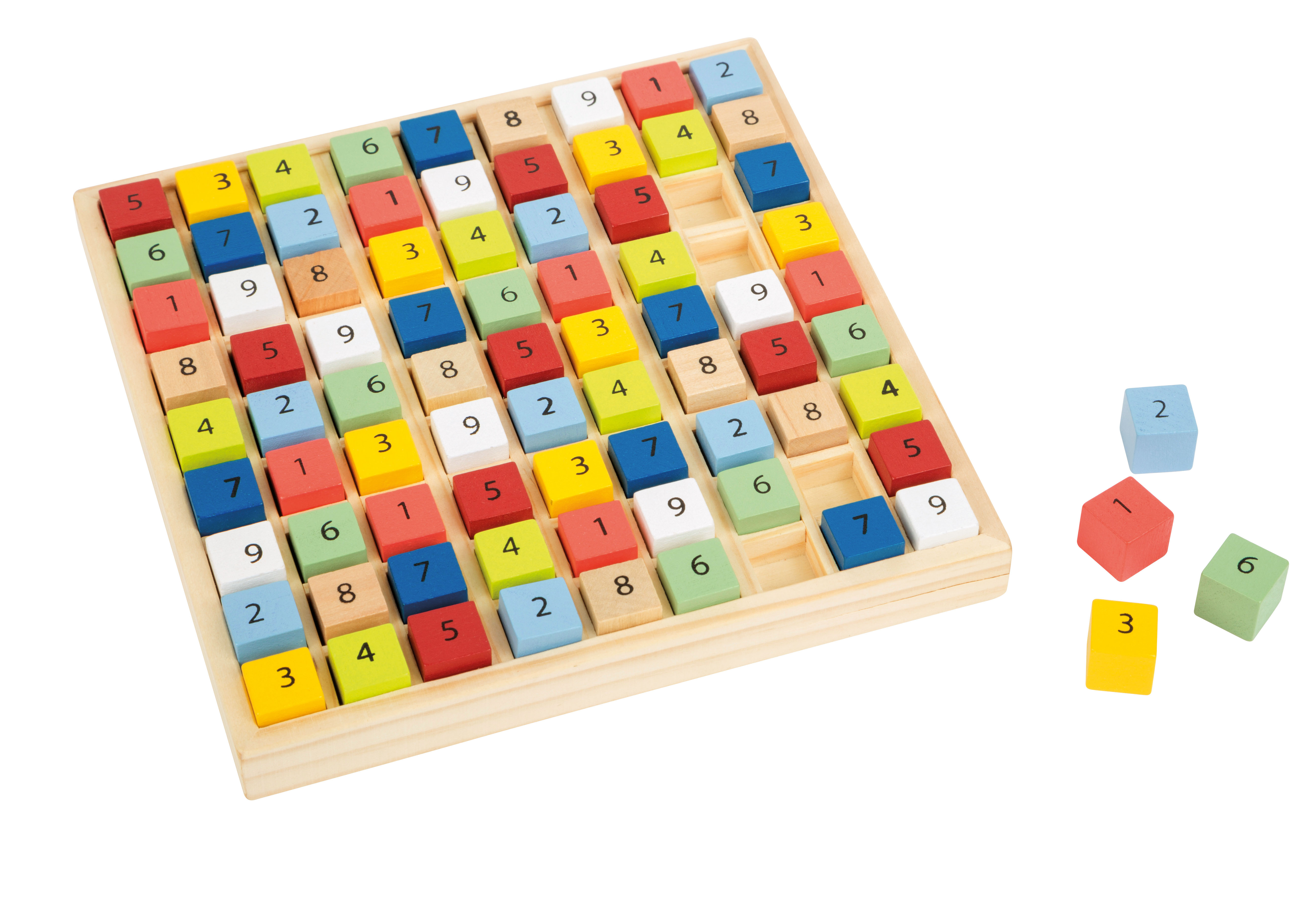 Buntes Sudoku „Educate“ für Kinder
