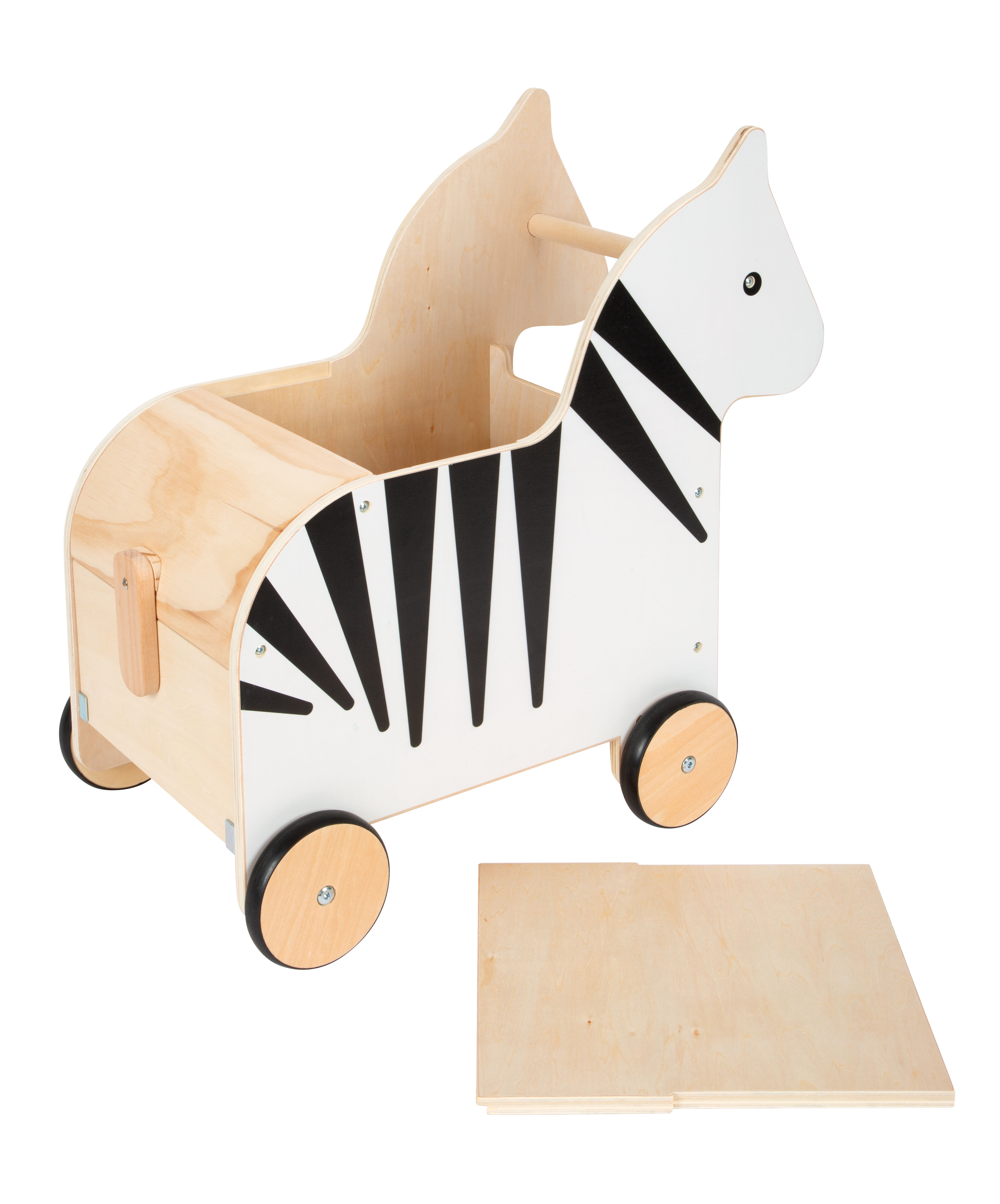Spielzeugkiste mit Rollen Zebra „Wildlife“ für Kinder