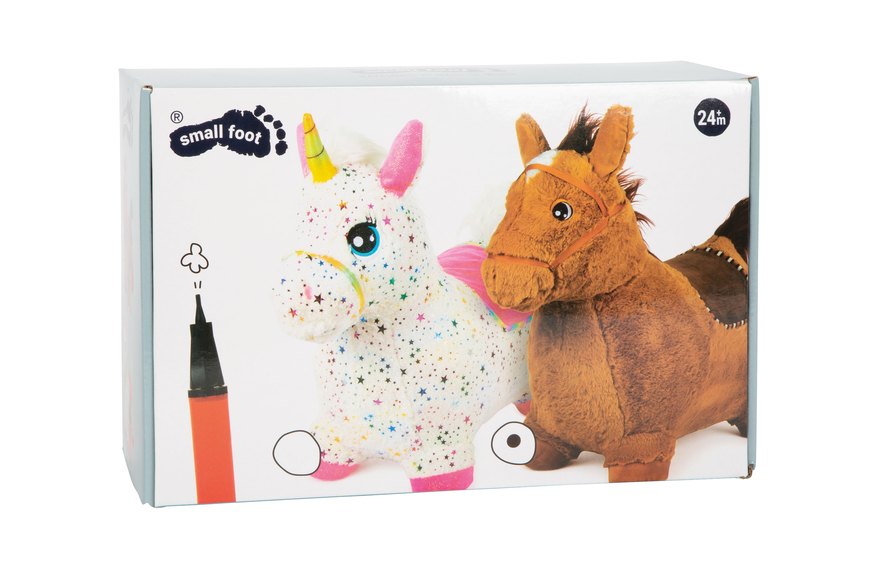 Hüpfpferd Plüsch für Kinder