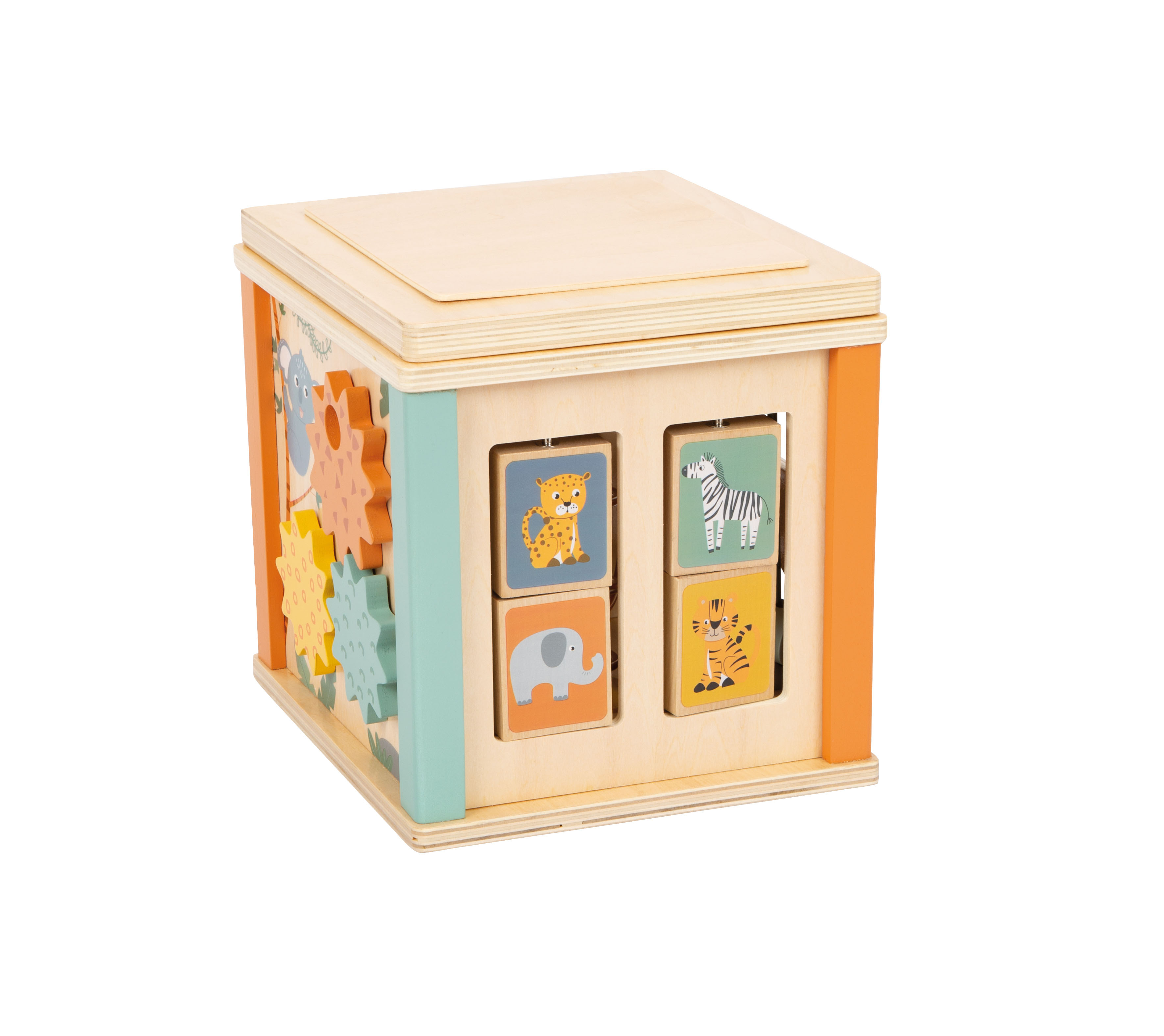 Motorikwürfel „Safari“ für Kinder