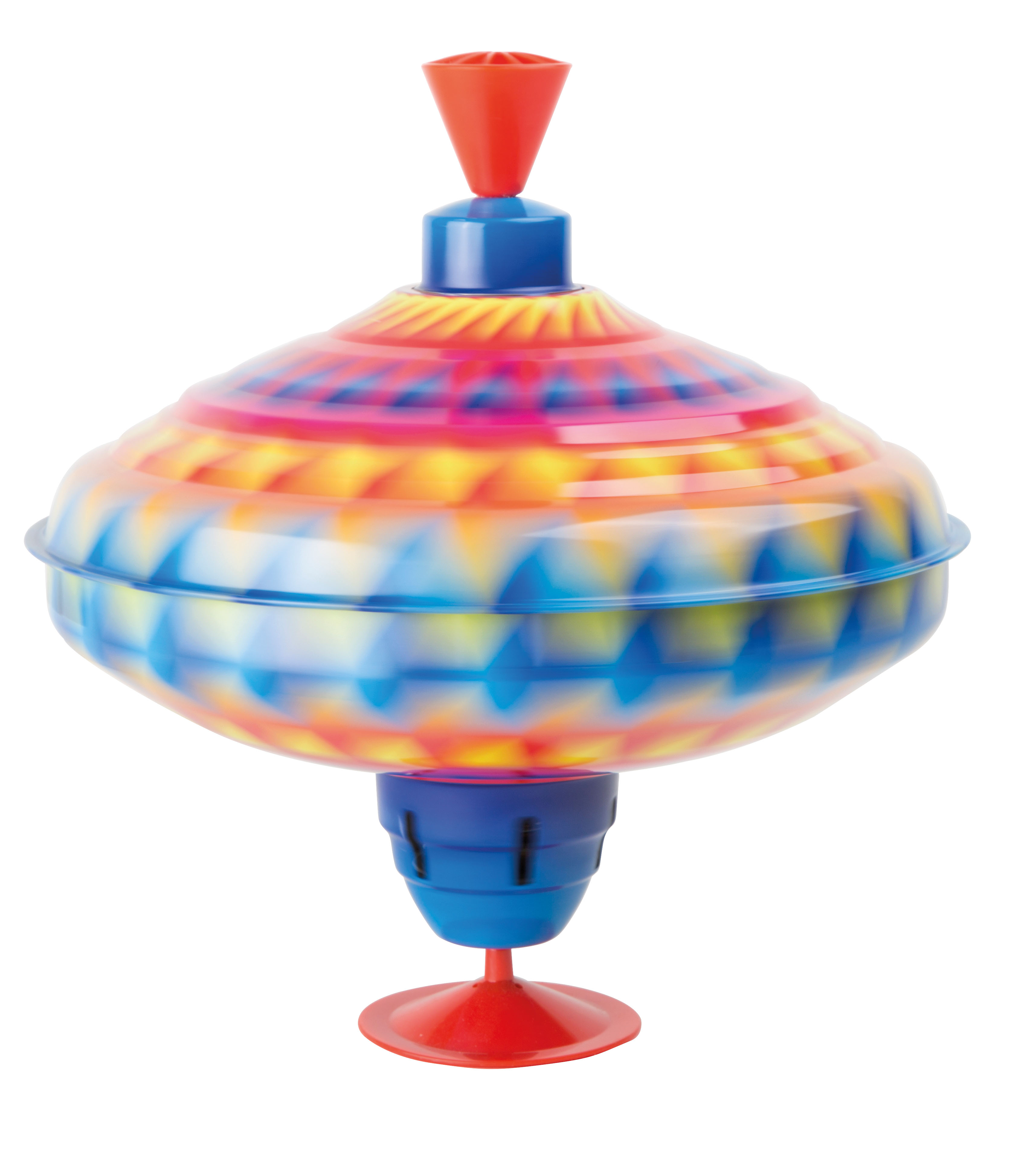 Farbenfroher Kreisel zum Drehen