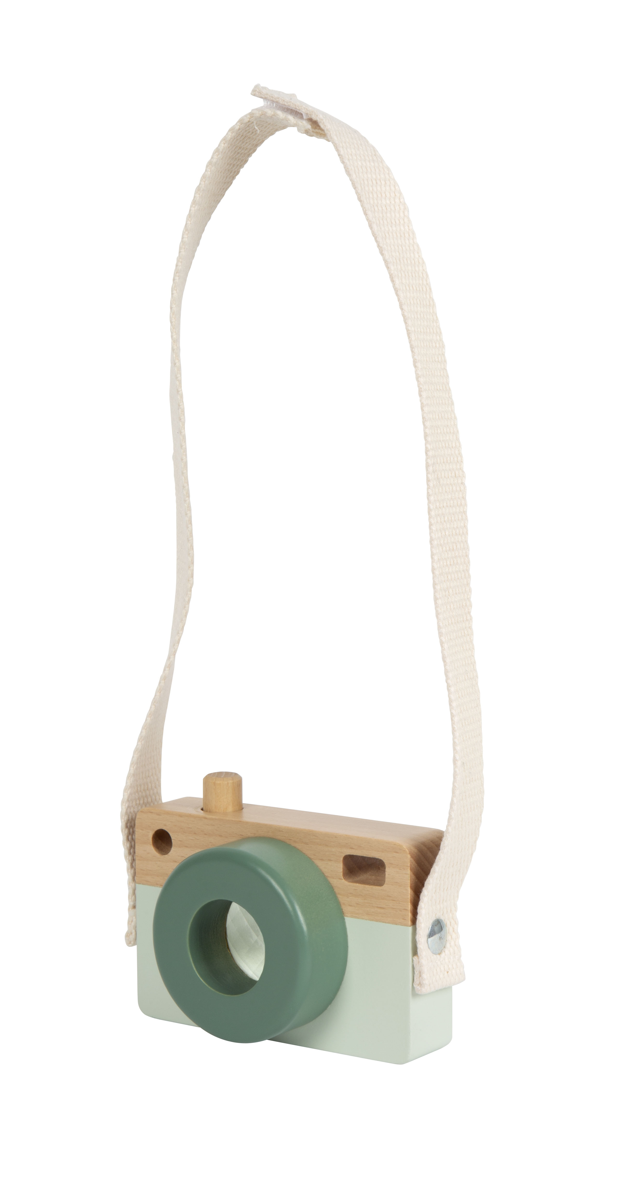 Spielzeugkamera Safari grün schräg