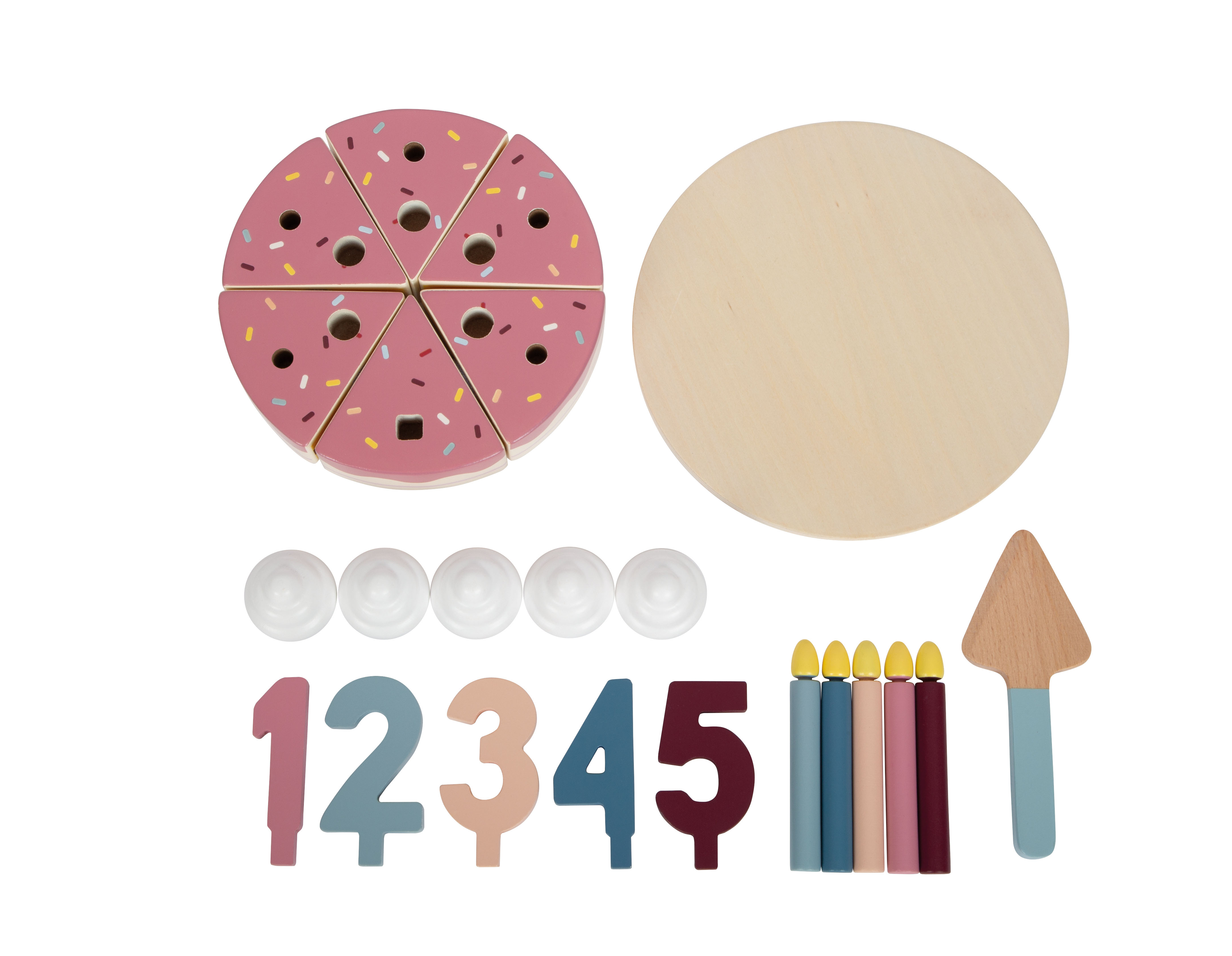 Schneide-Geburtstagstorte „tasty“ für Kinder