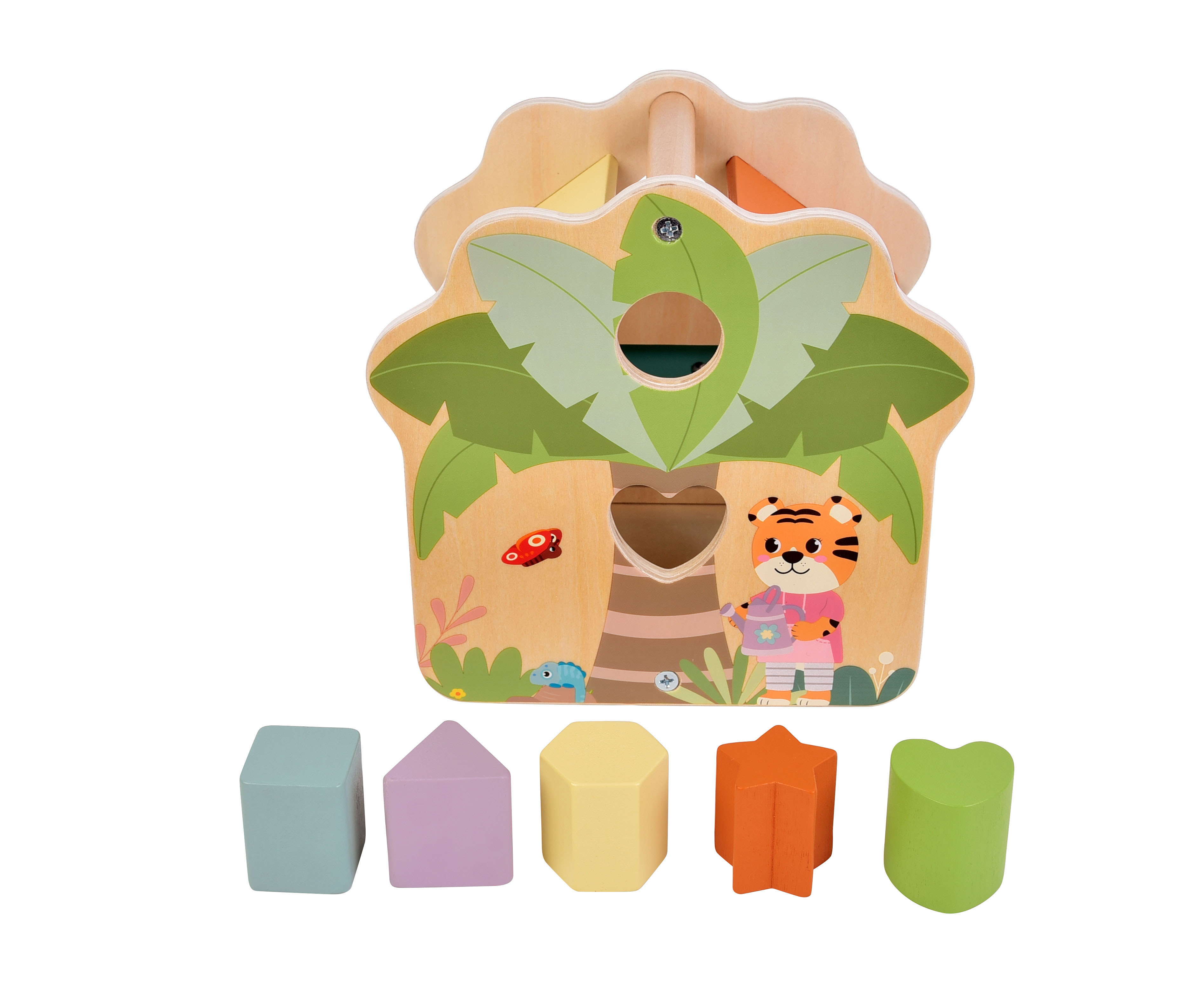 Steckwürfel-Haus tragbar mit Griff