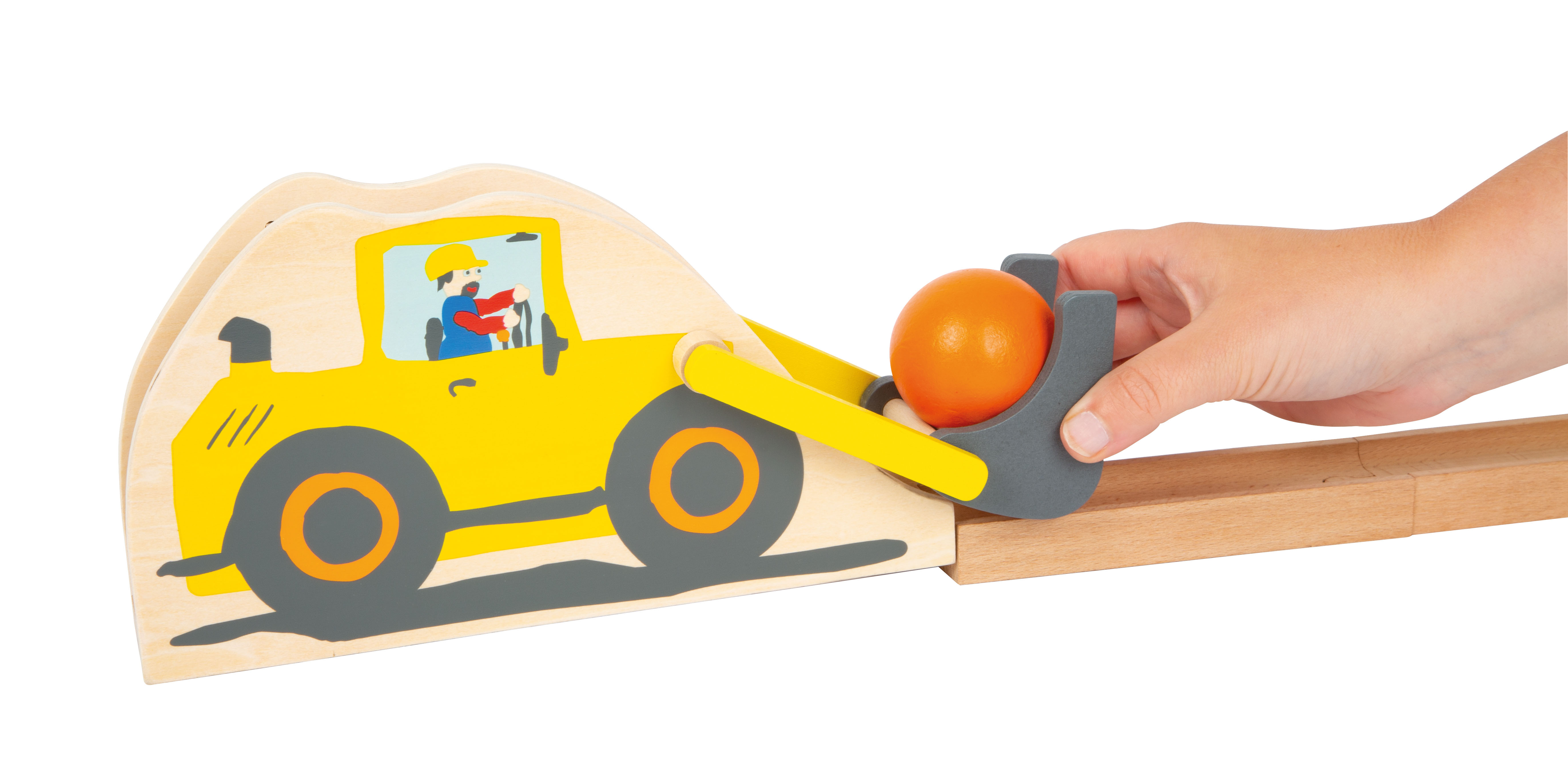 Kugelbahn Junior Baustelle für Kinder