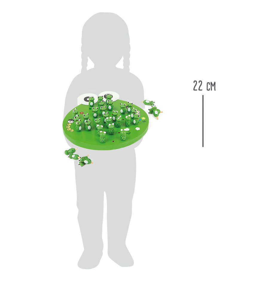 Solitär Frosch für Kinder