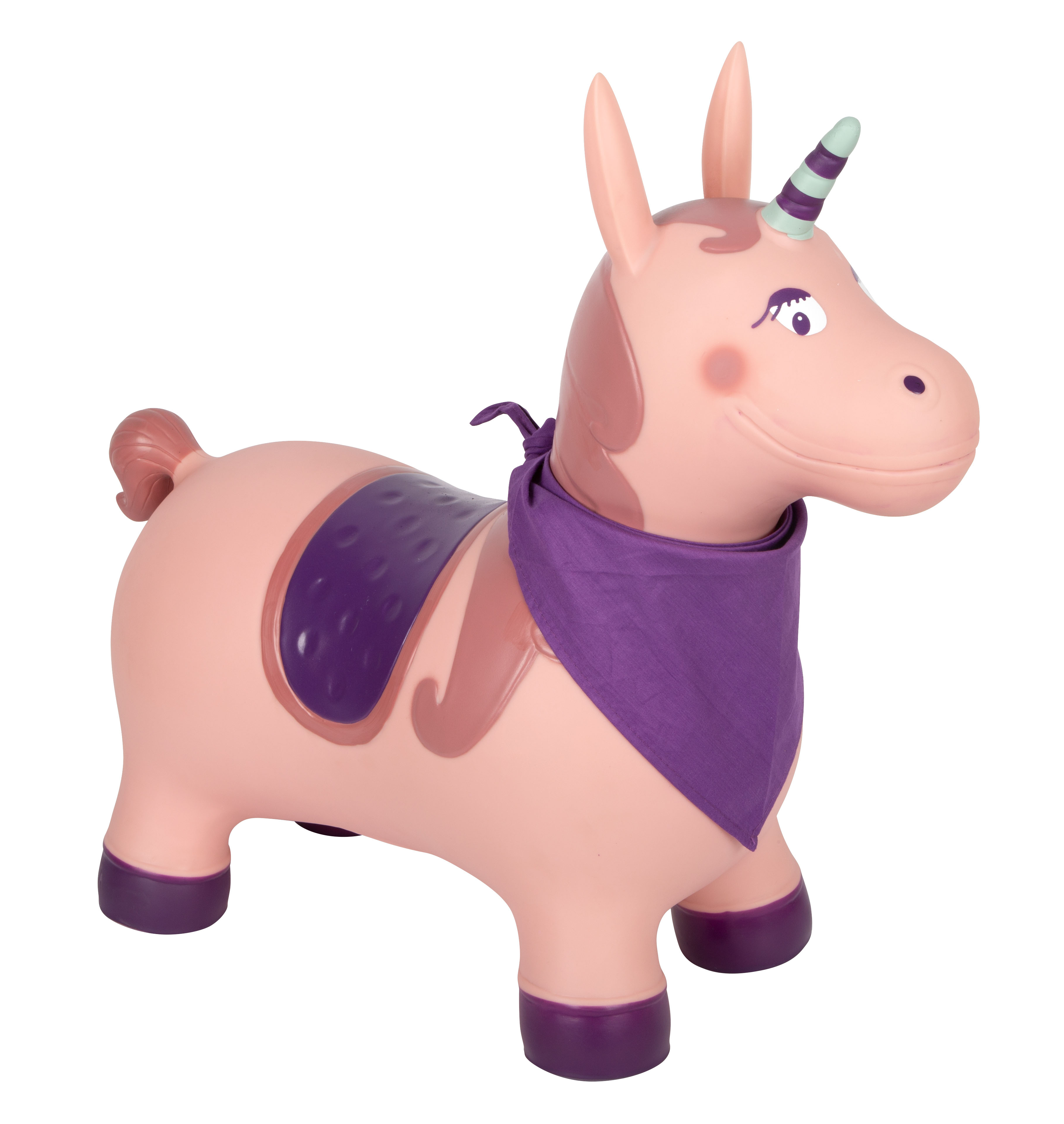 Gummi Hüpftier Einhorn mit Halstuch