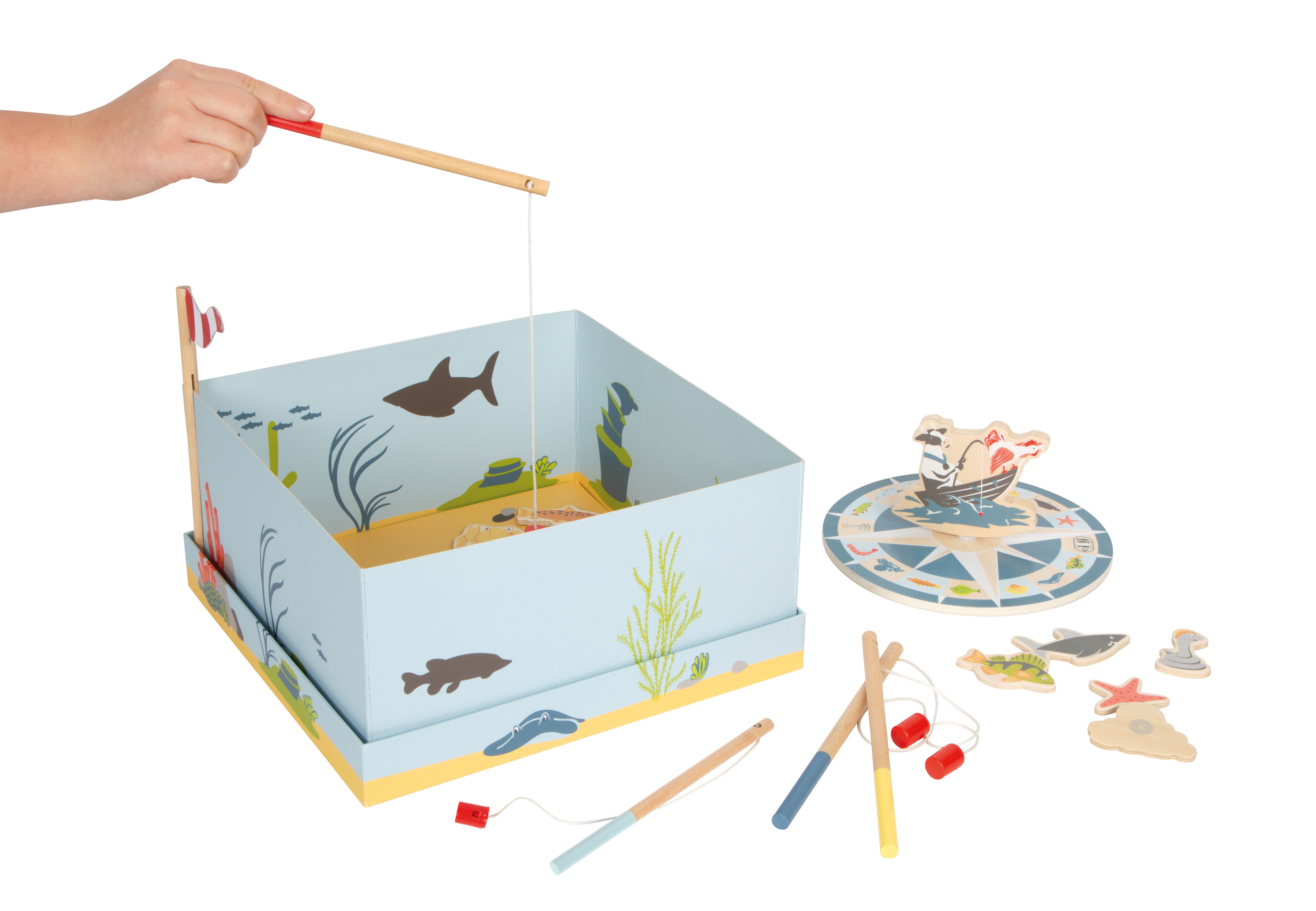 Angeln-Spiel für Kinder aus Holz