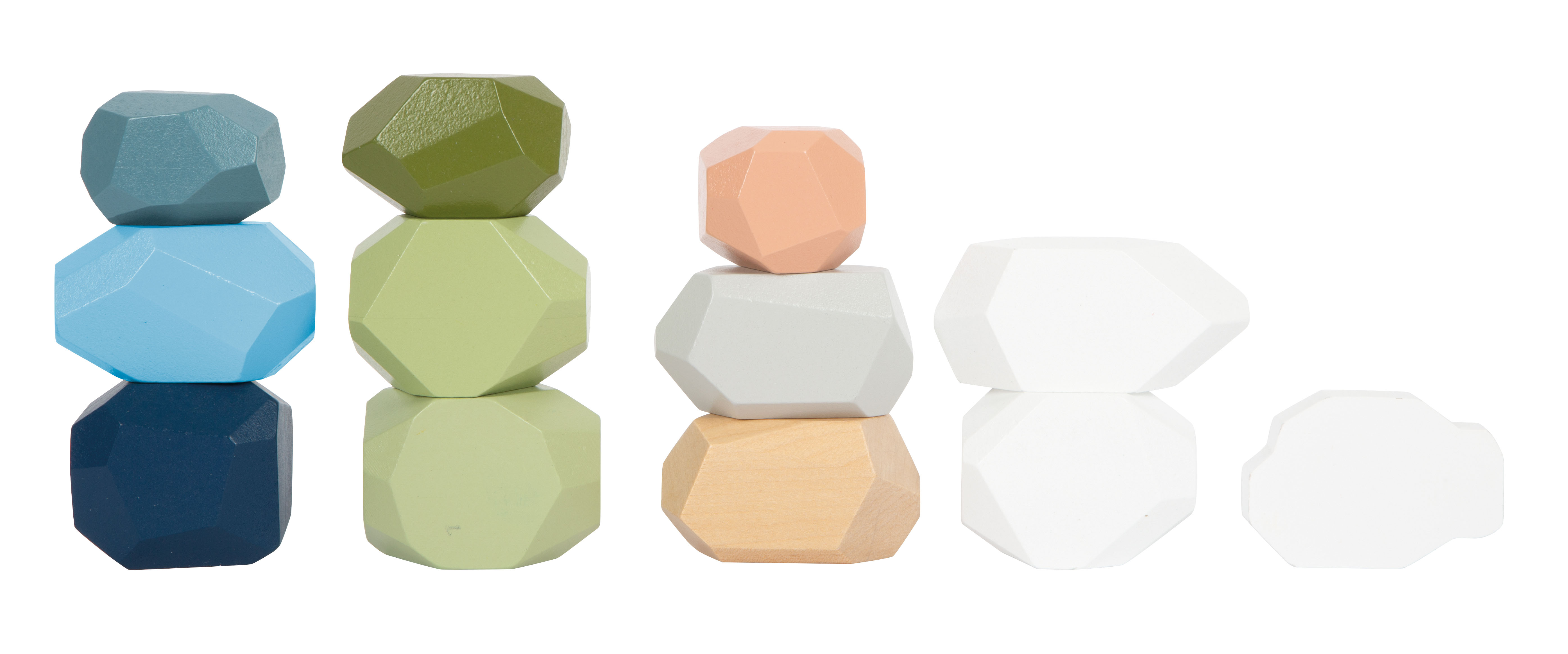 Balanciersteine aus Holz „Arctic“ für Kinder