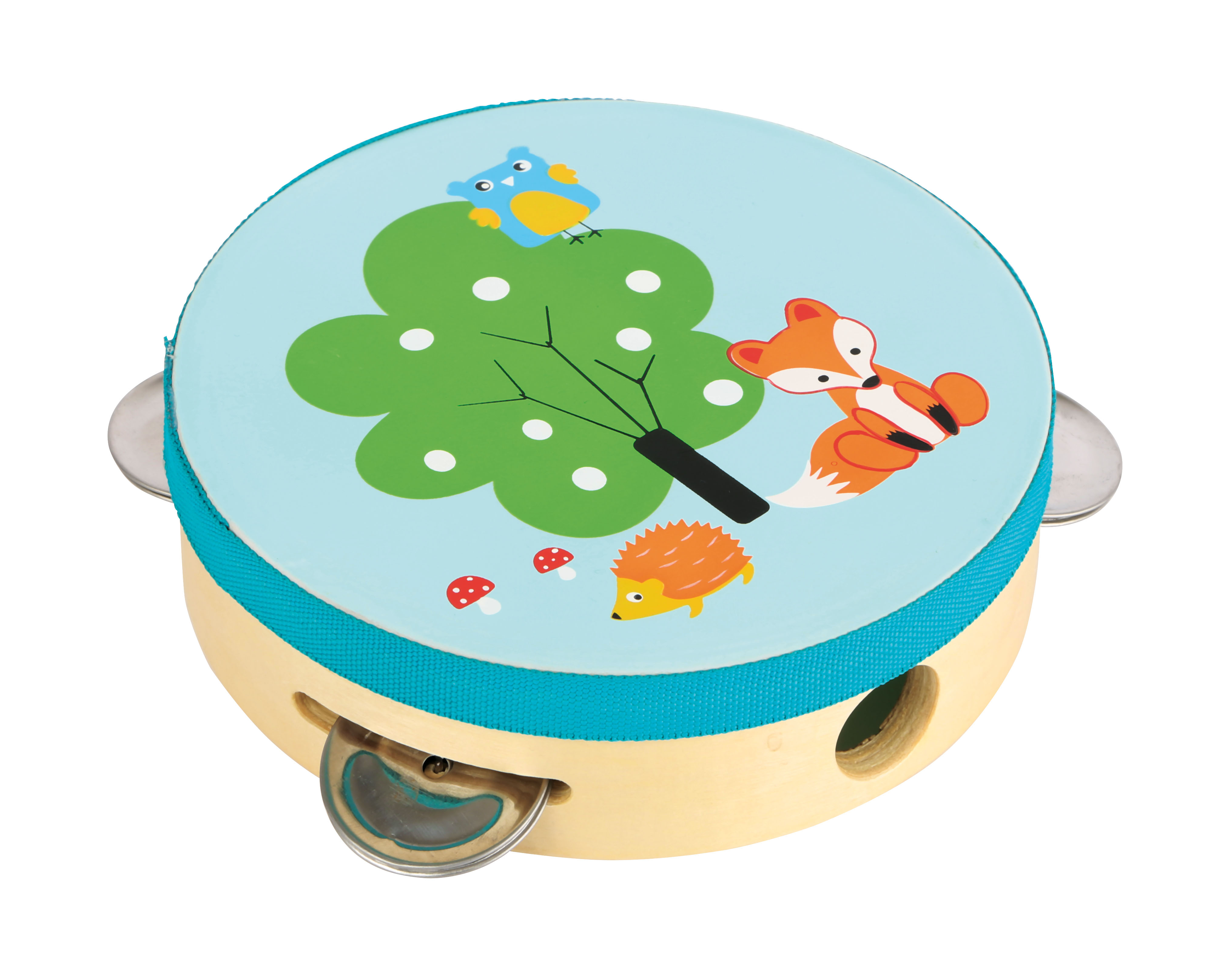Tamburin Kleiner Fuchs für Kinder