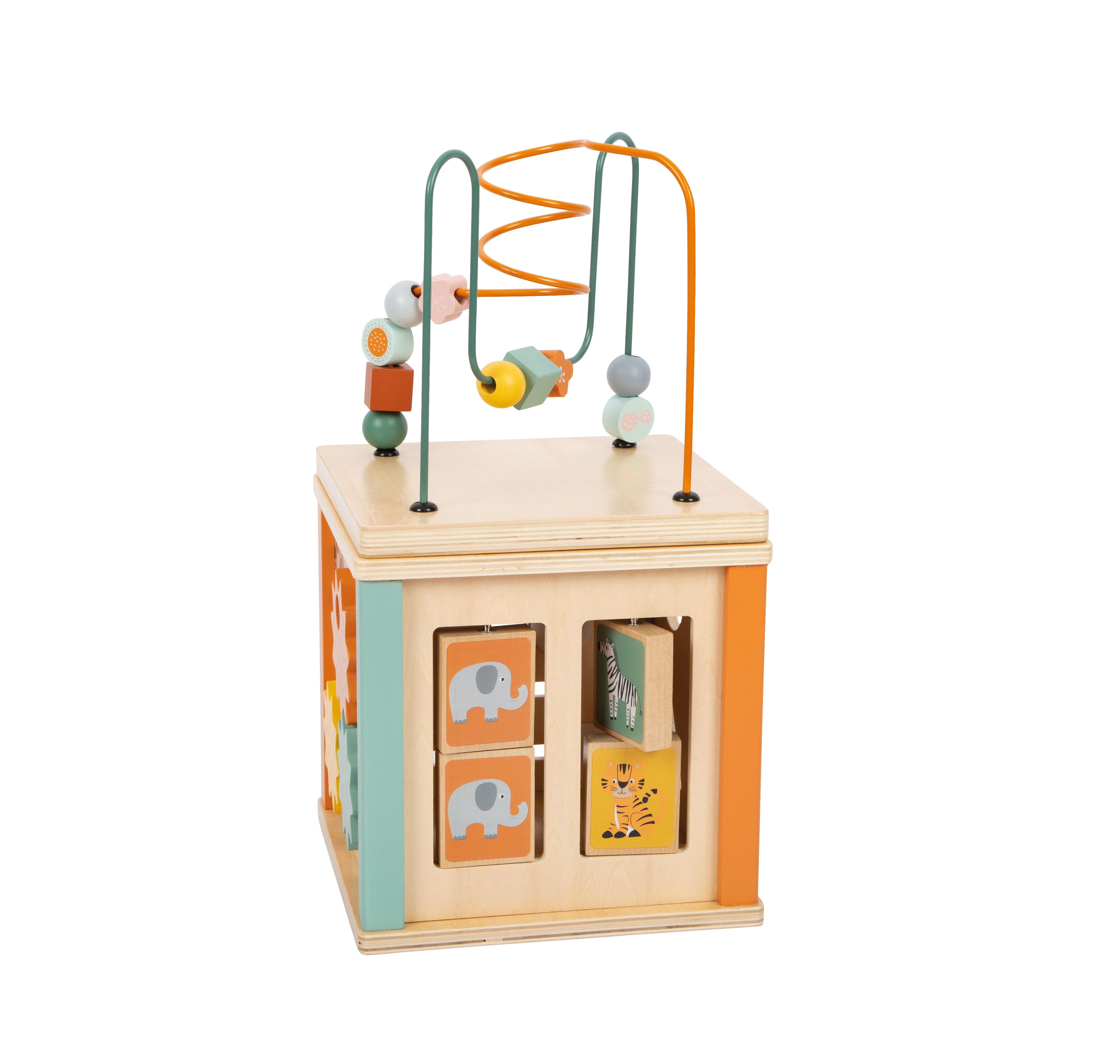 Motorikwürfel „Safari“ für Kinder