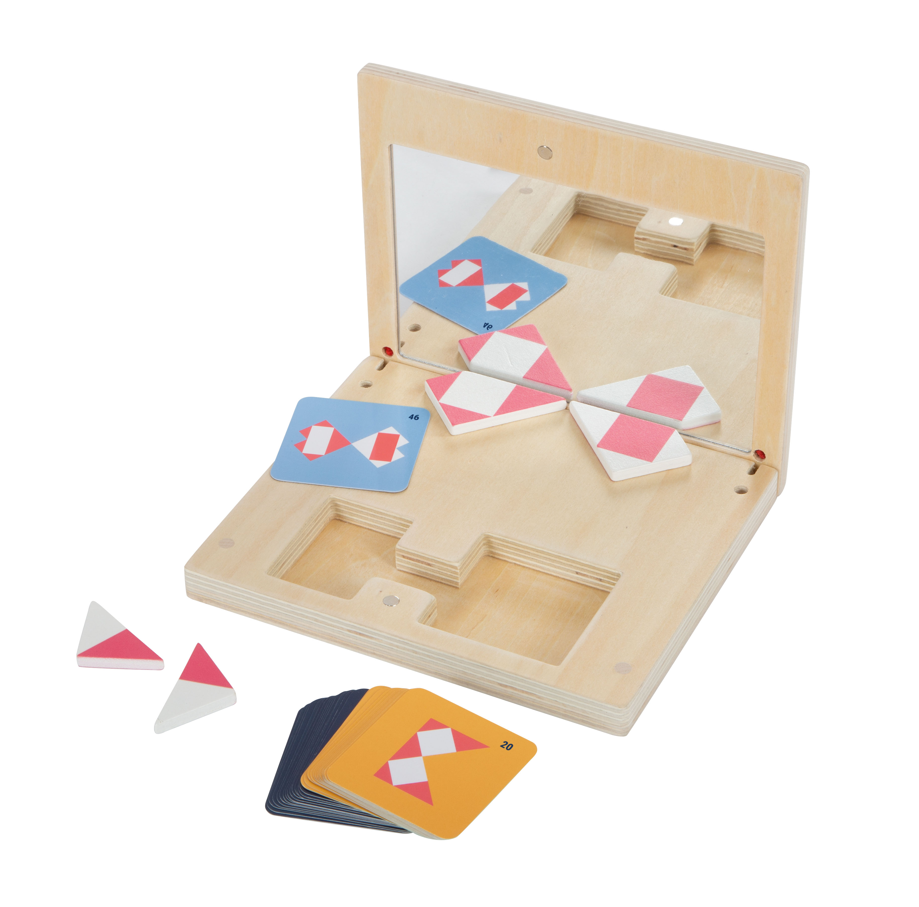 Symmetriespiel mit Spiegel „Educate“ für Kinder