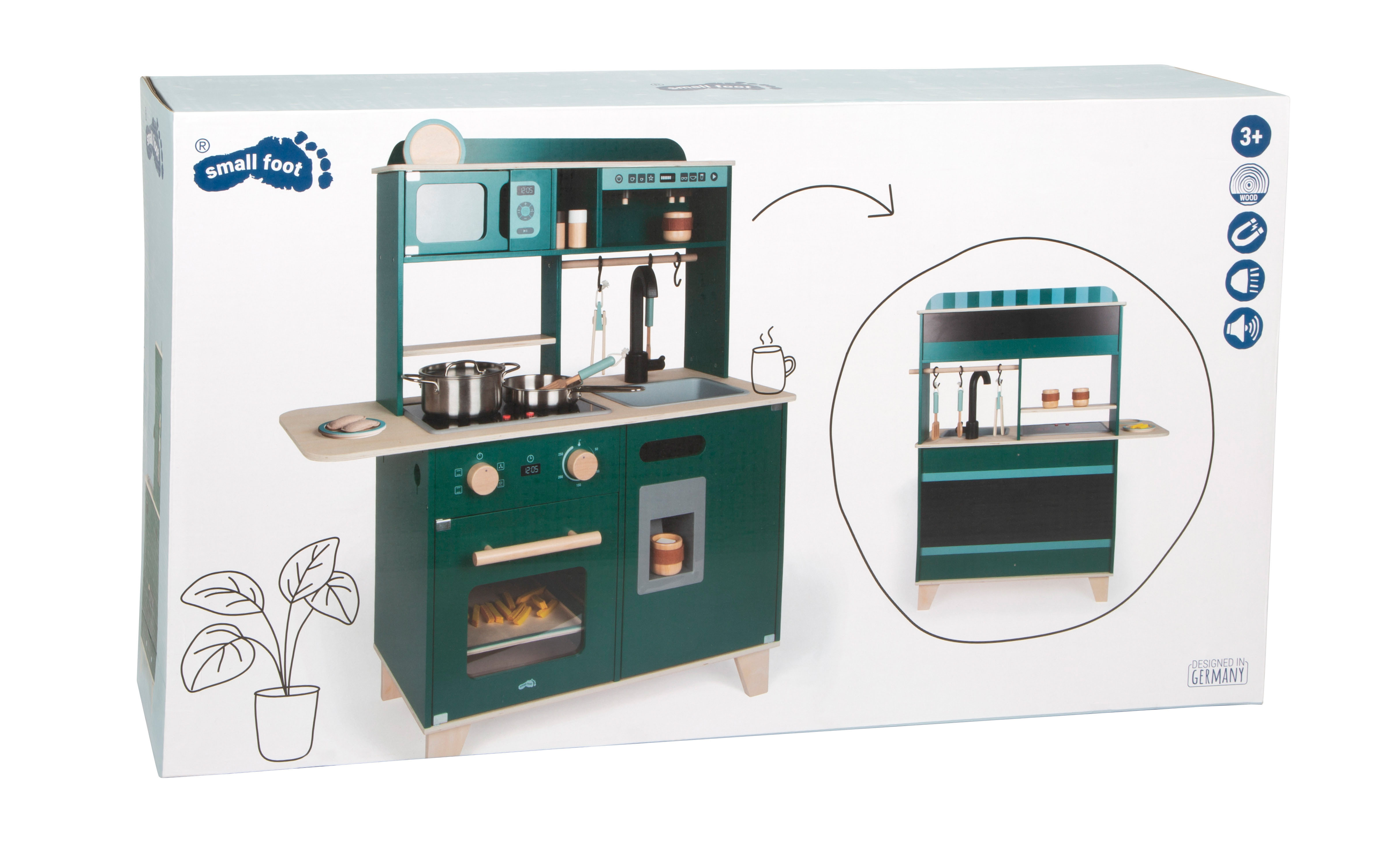 Verpackung von Kinderküche und Bistro