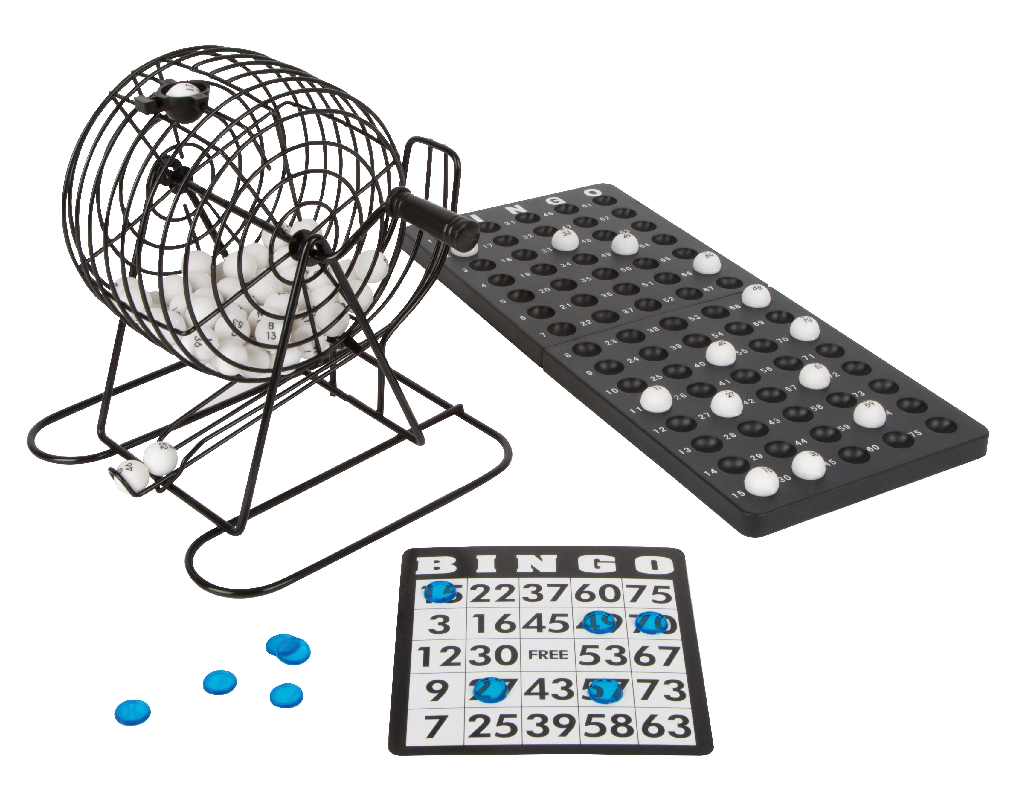 Bingo Trommel mit Zubehör