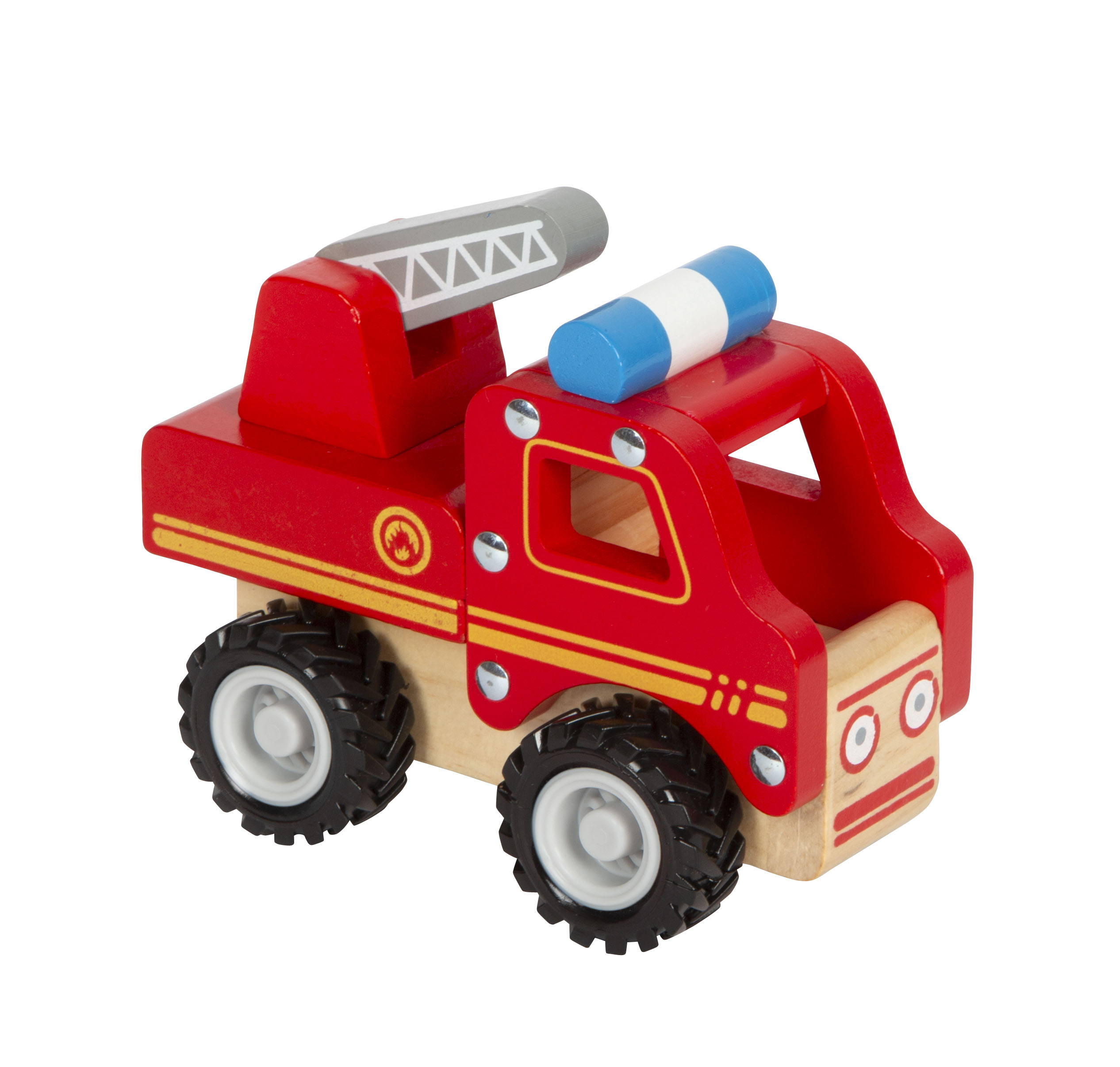 Holzspielzeug, Feuerwehr, Feuerwehrwagen, LKW, Holzspielzeugauto