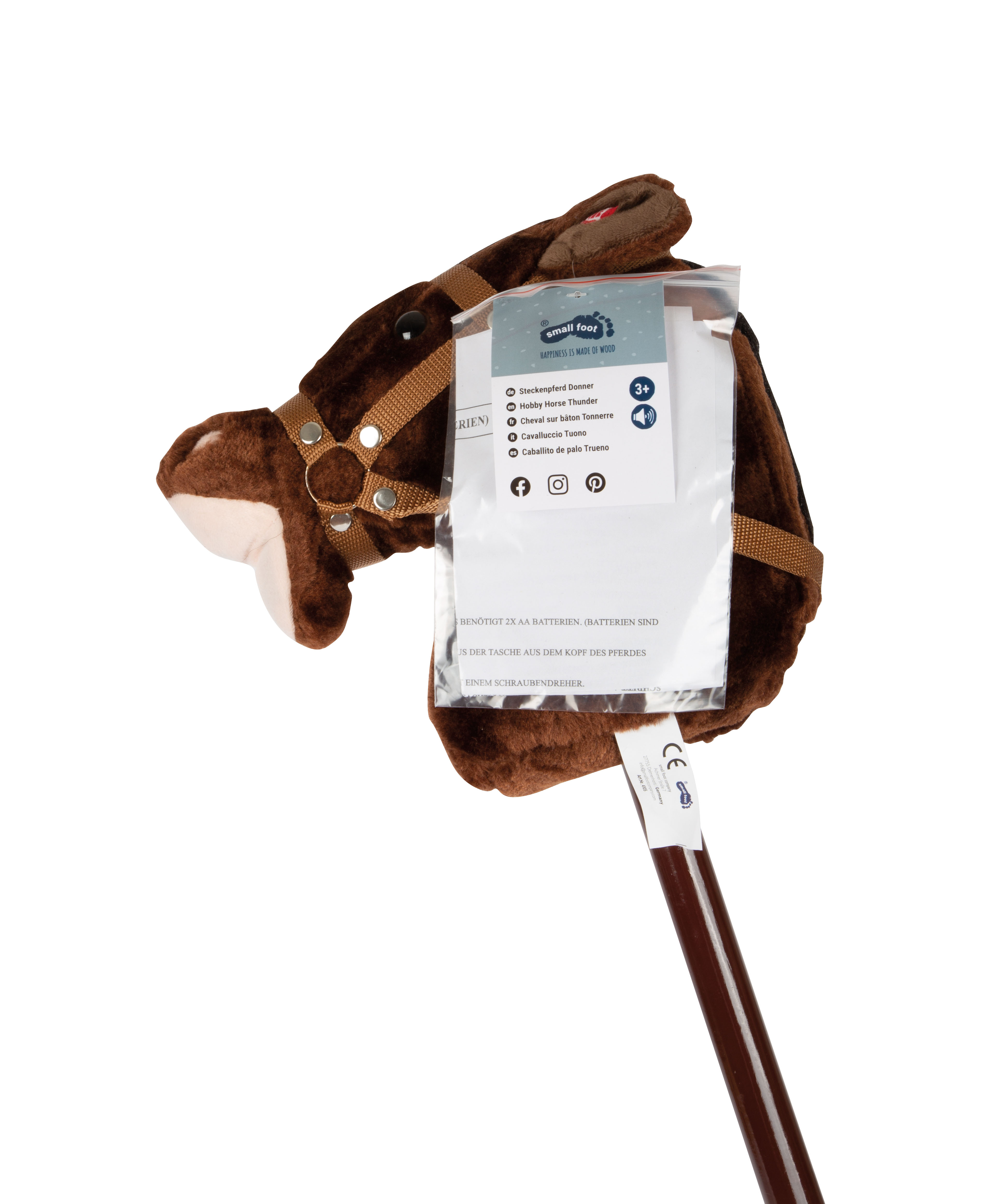 Steckenpferd „Donner“ für Kinder