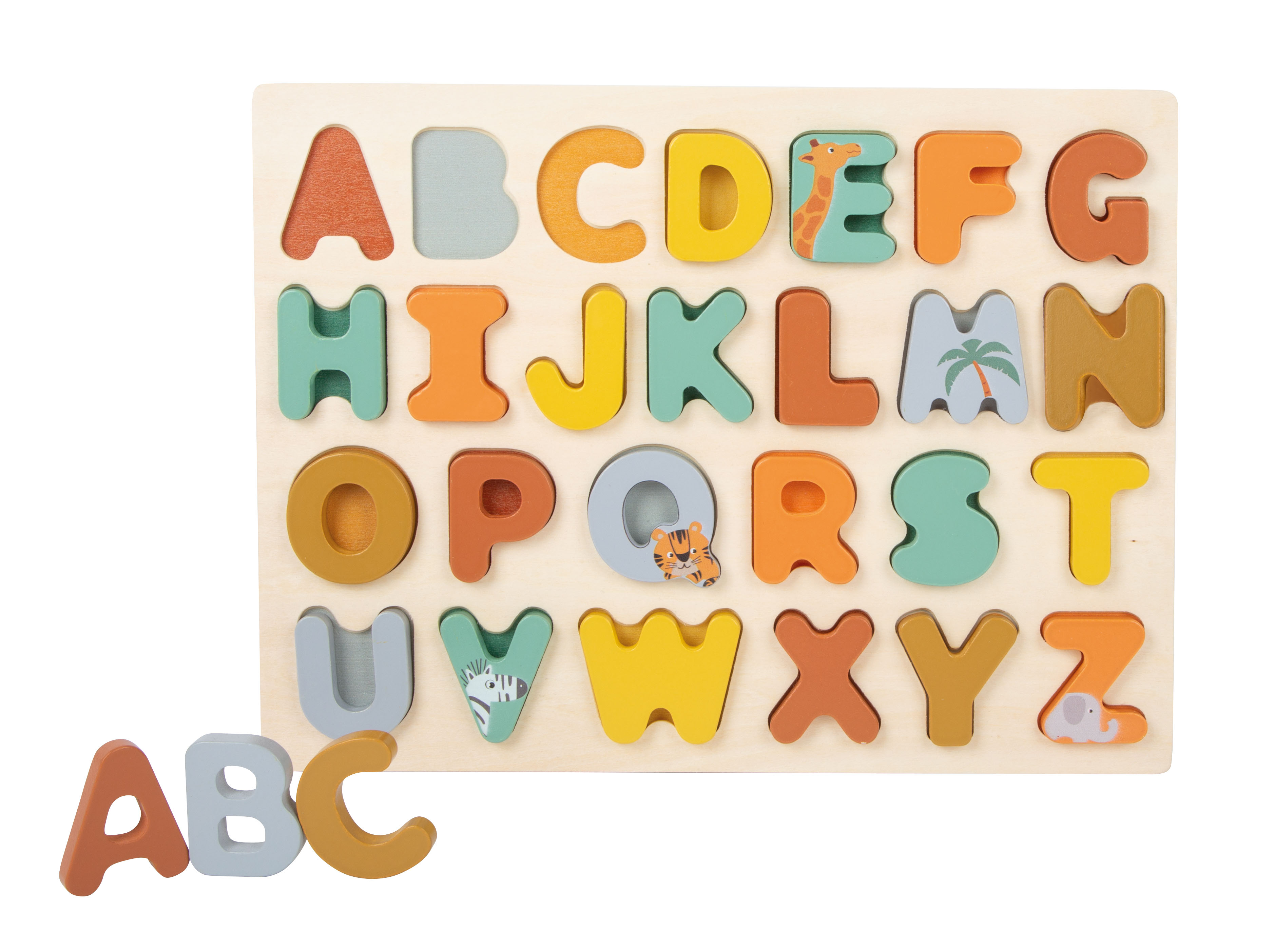Setzpuzzle ABC „Safari“ für Kinder