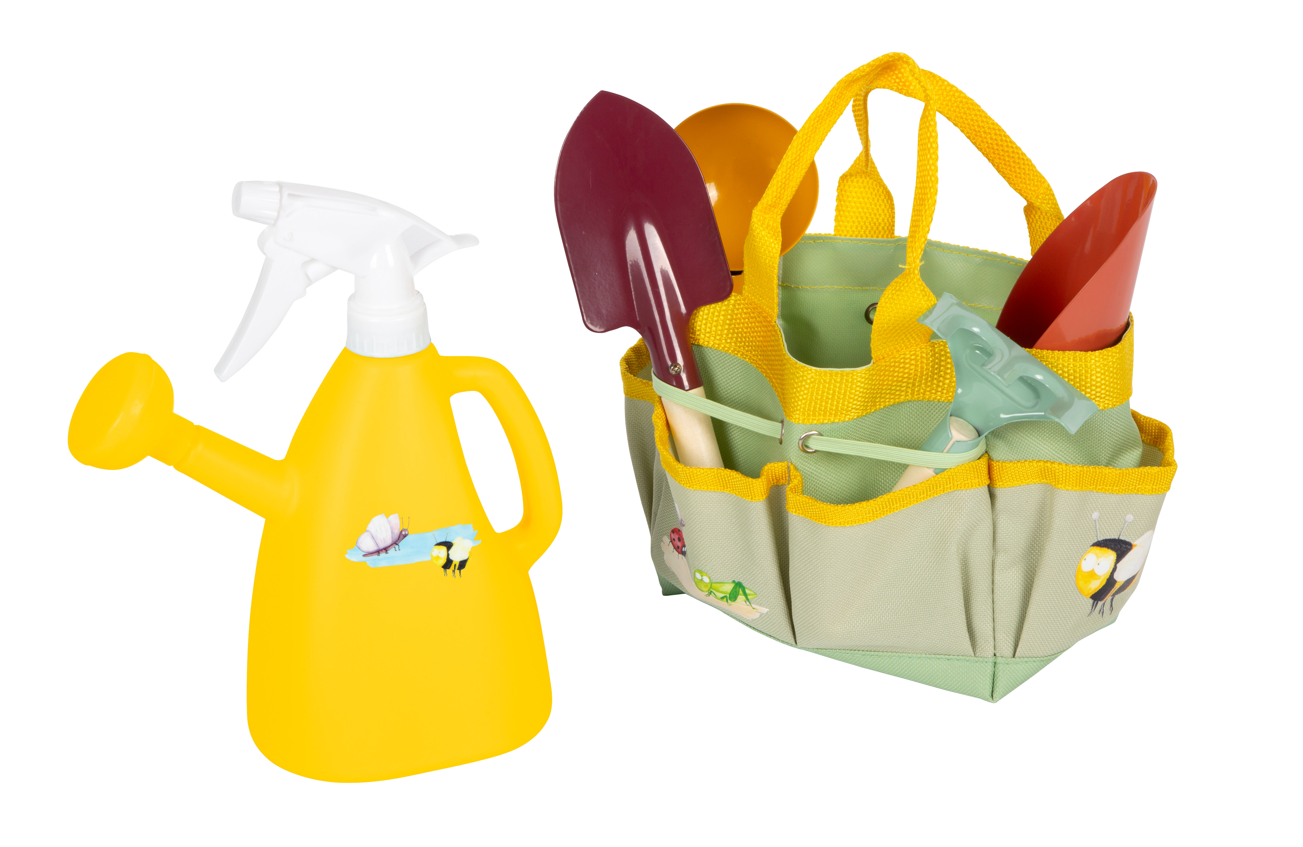 Gartentasche Mit Gartenwerkzeug Tiny Garden Gießkanne