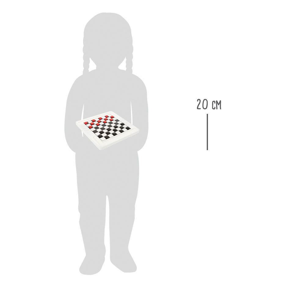 Brettspiel Schach und Dame für Kinder