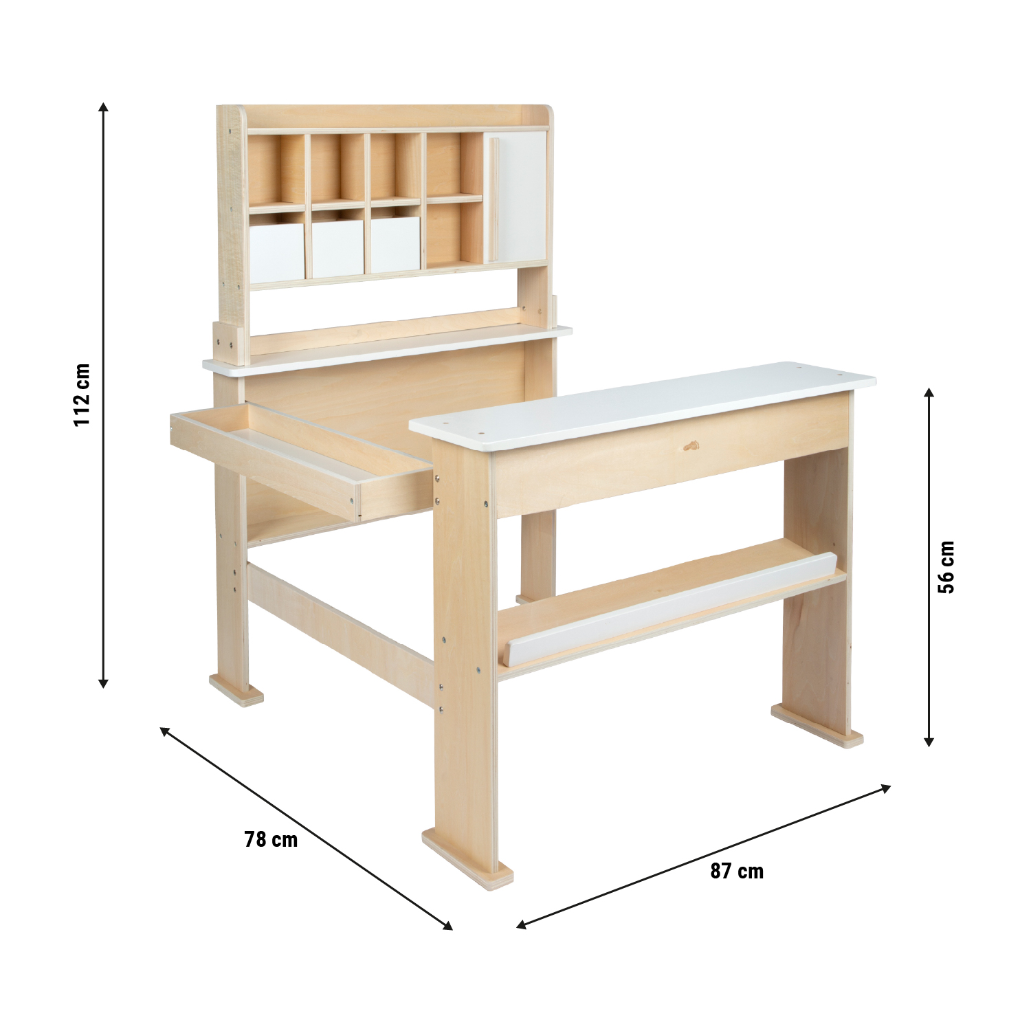 Kaufladen Größe Skizze