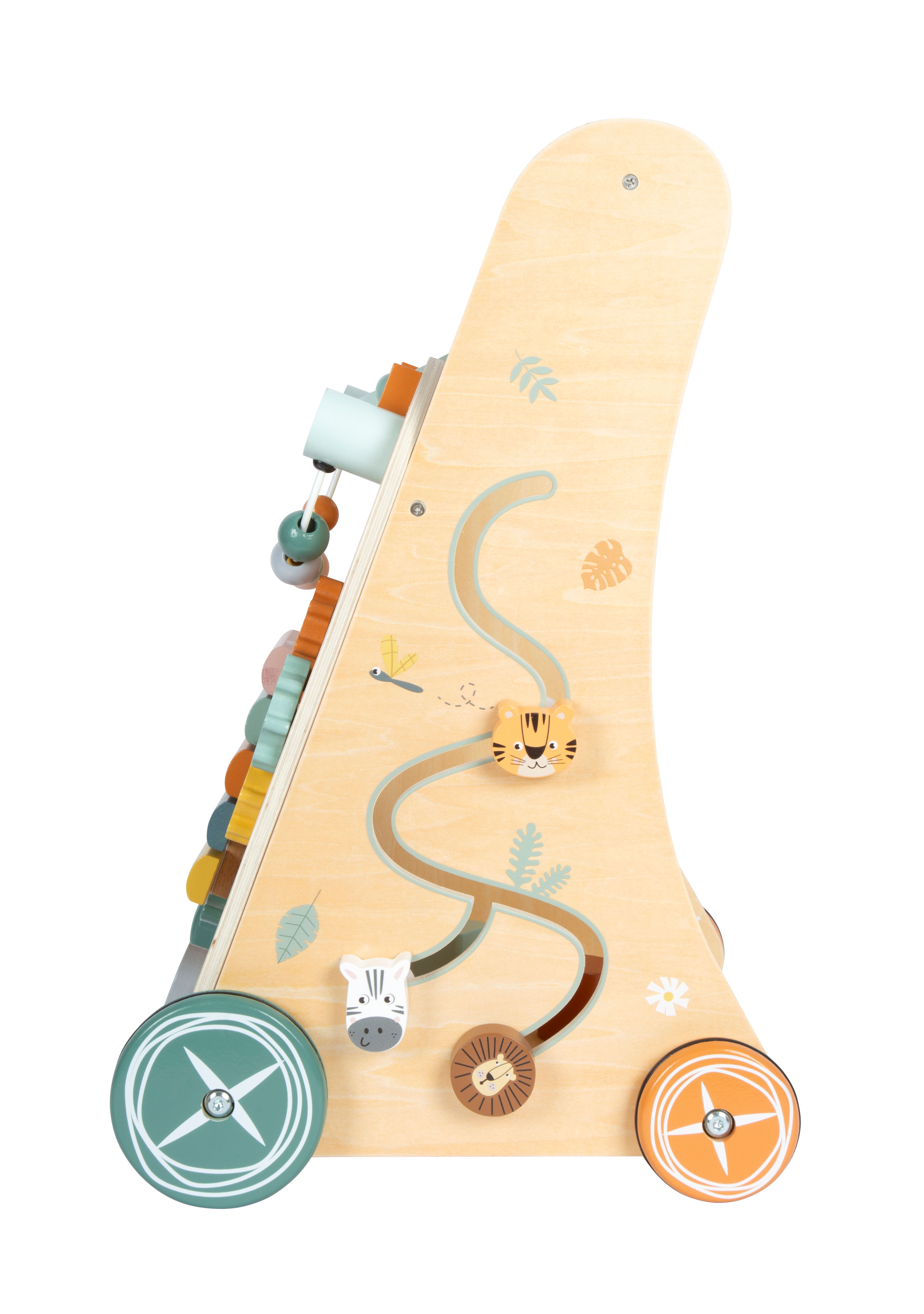 Safari-Lauflernwagen mit Schiebespiel