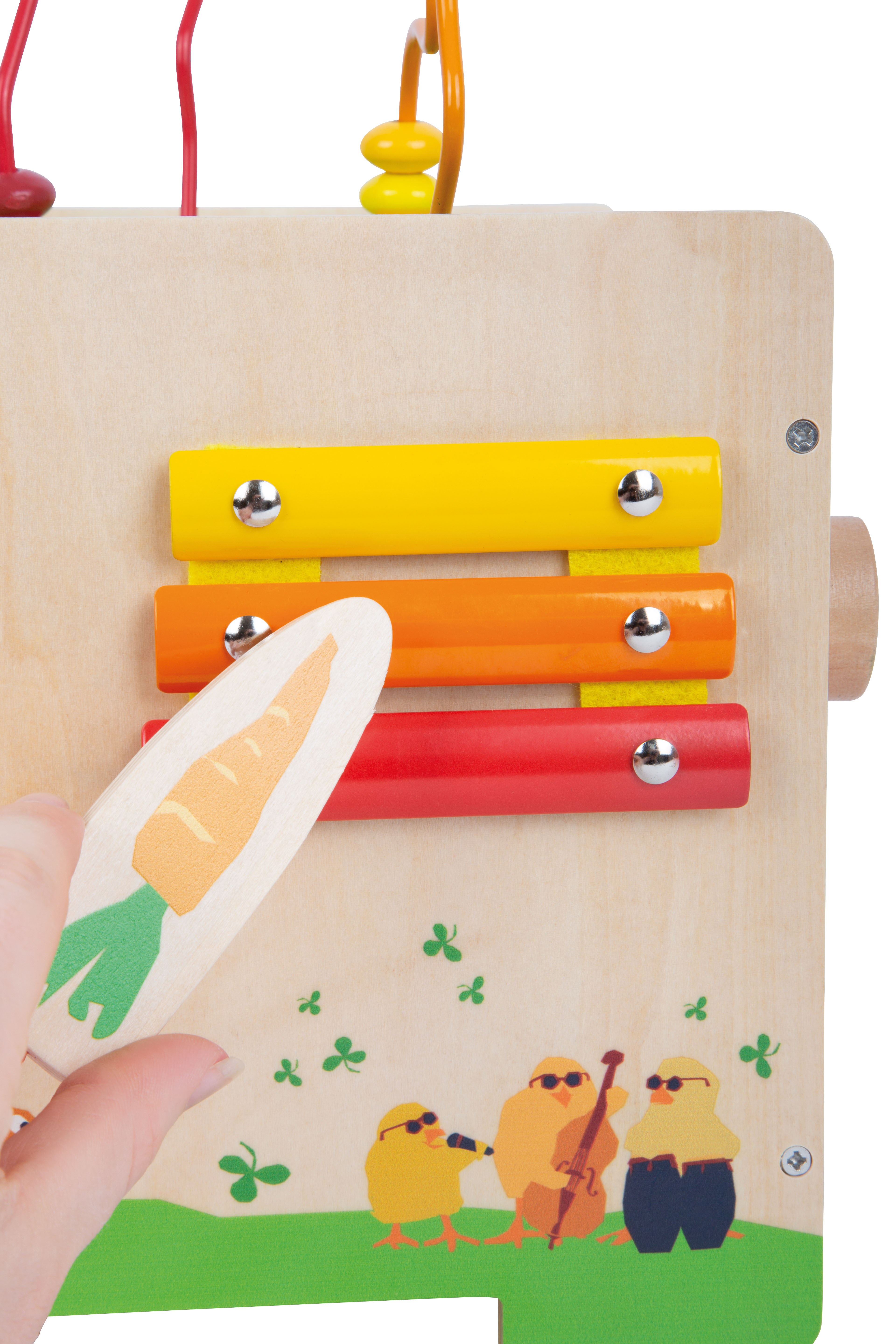 Motorikwürfel Hase für Kinder